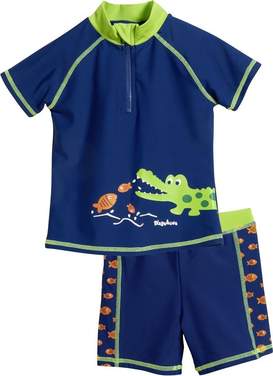 Playshoes Badeanzug UV-Schutz Bade-Set Krokodil