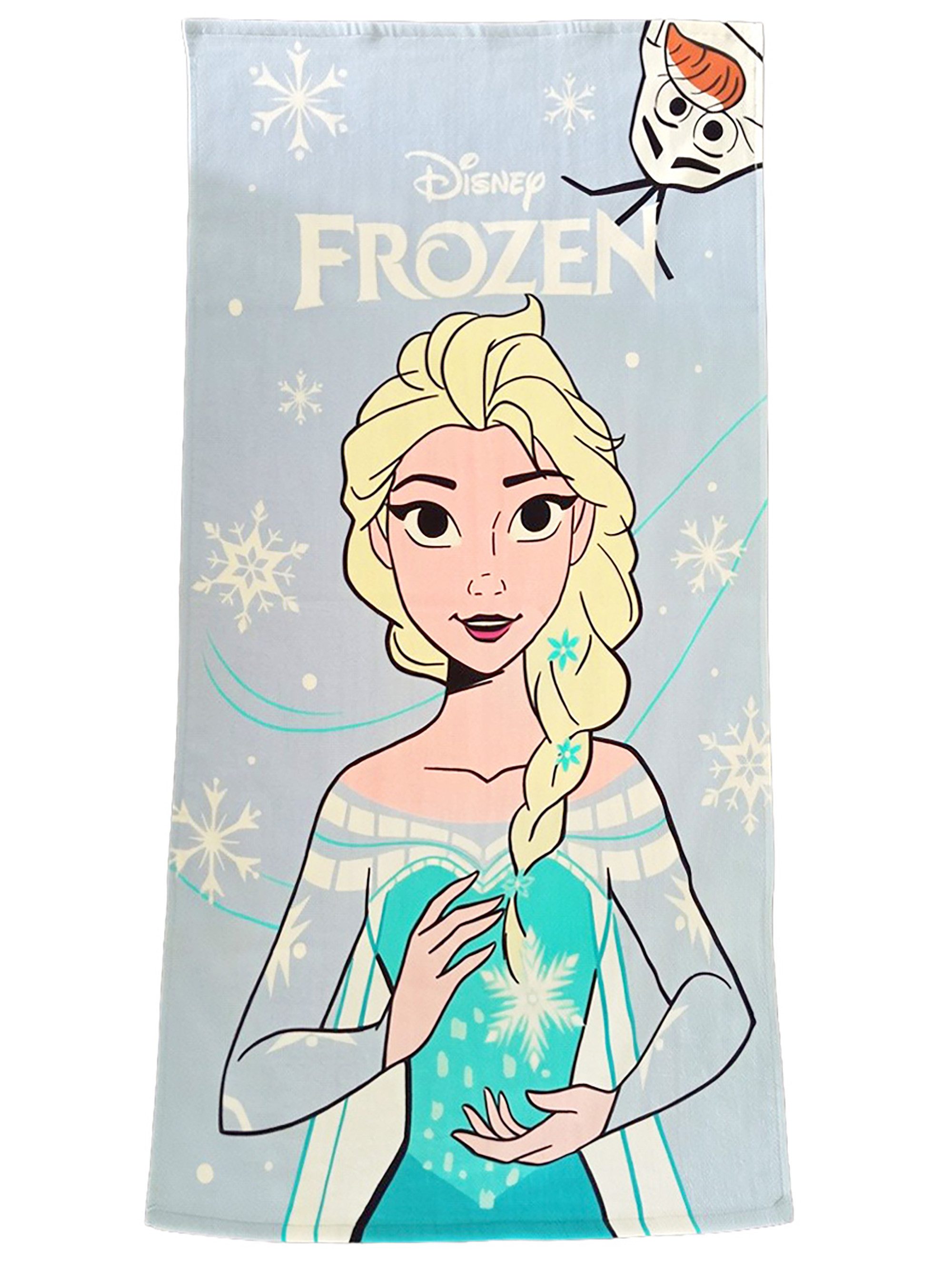 United Labels® Strandtücher Die Eiskönigin Strandtuch Frozen Elsa Badetuch Handtuch 120x60cm