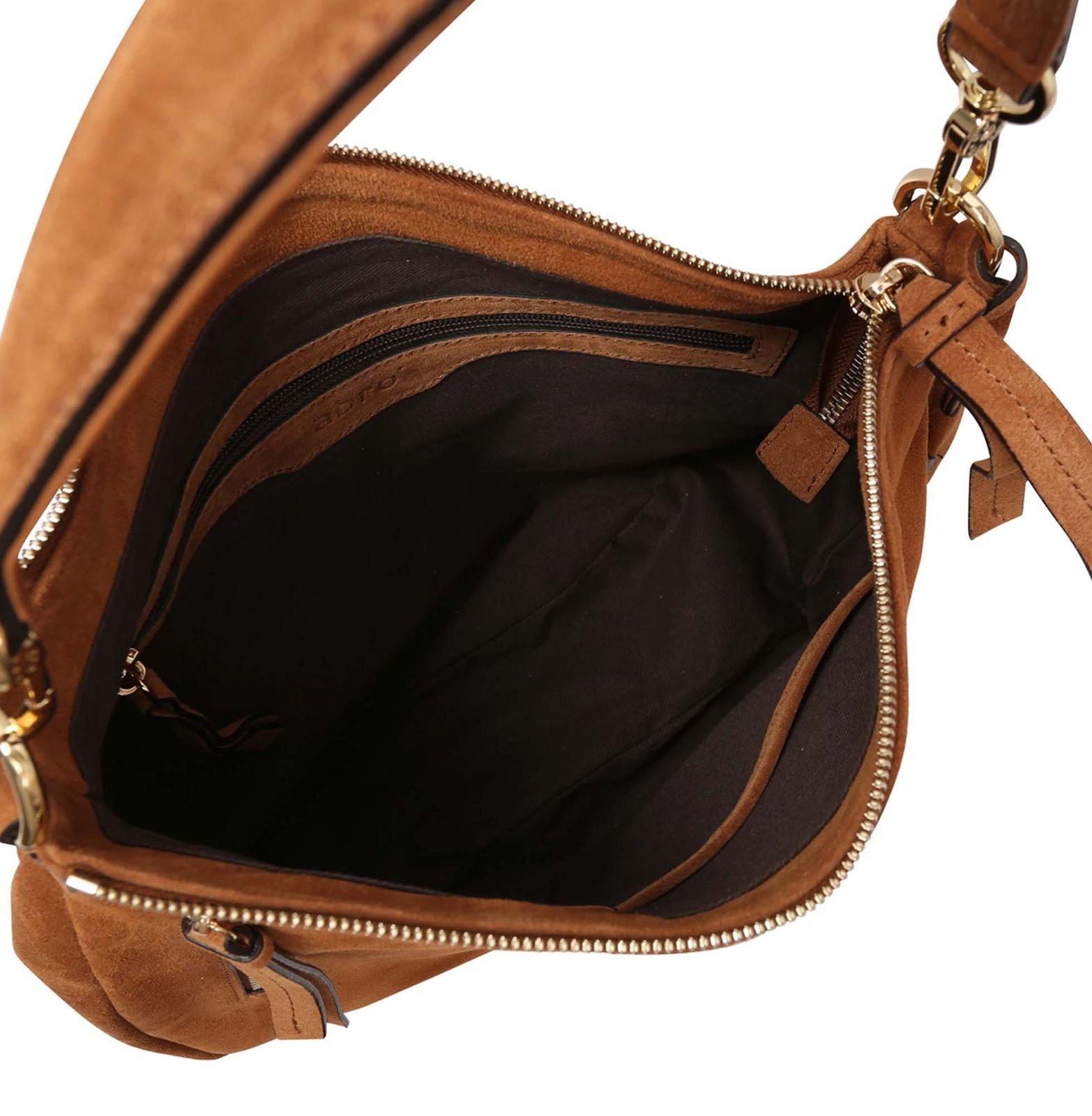 Abro Schultertasche Hobo Juna Bag, aus echtem Rindsleder