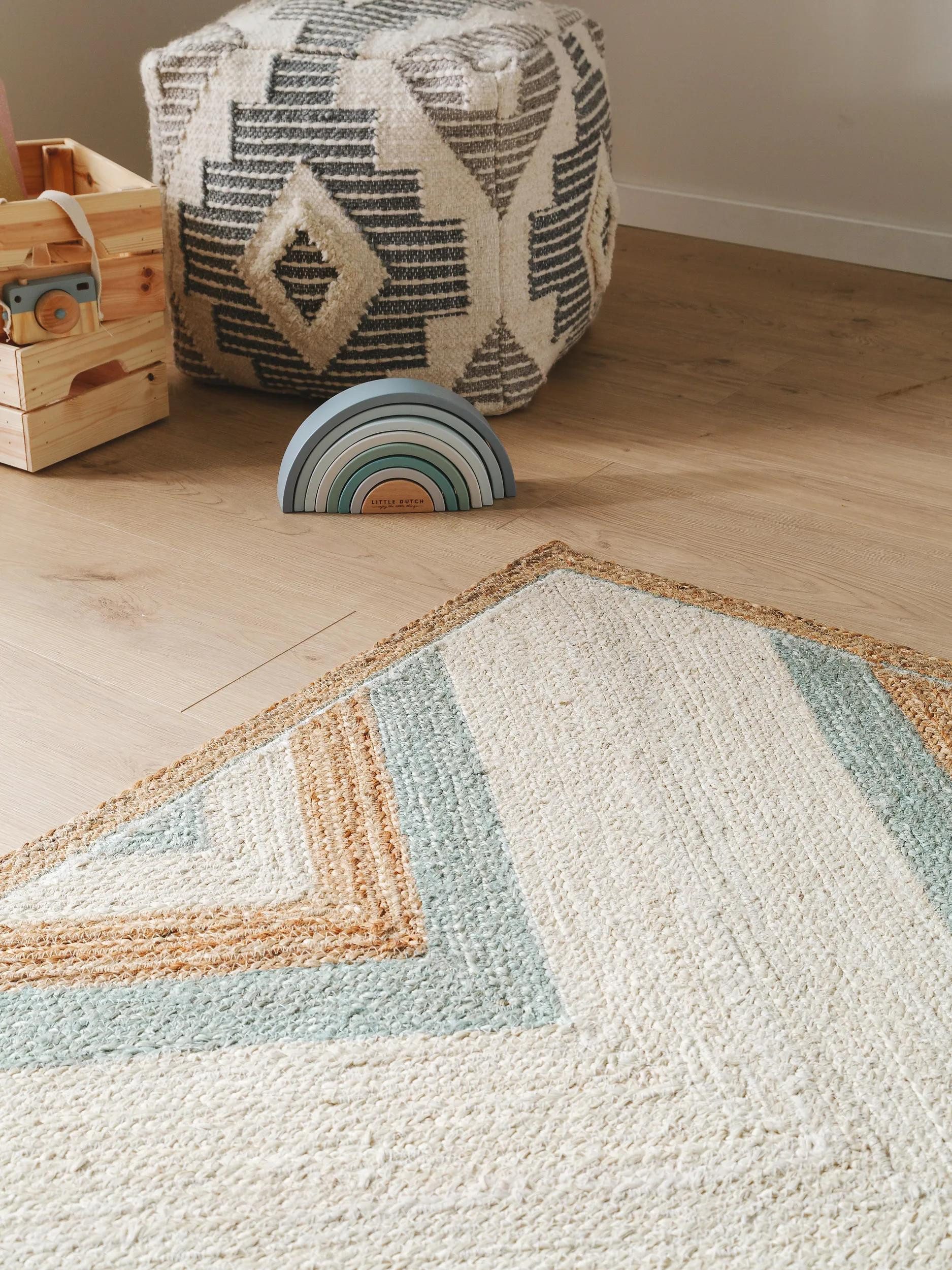 benuta Kinderteppich Frieda, rechteckig, Höhe: 5 mm, Kunstfaser, Berber, Ethno-Style, Wohnzimmer