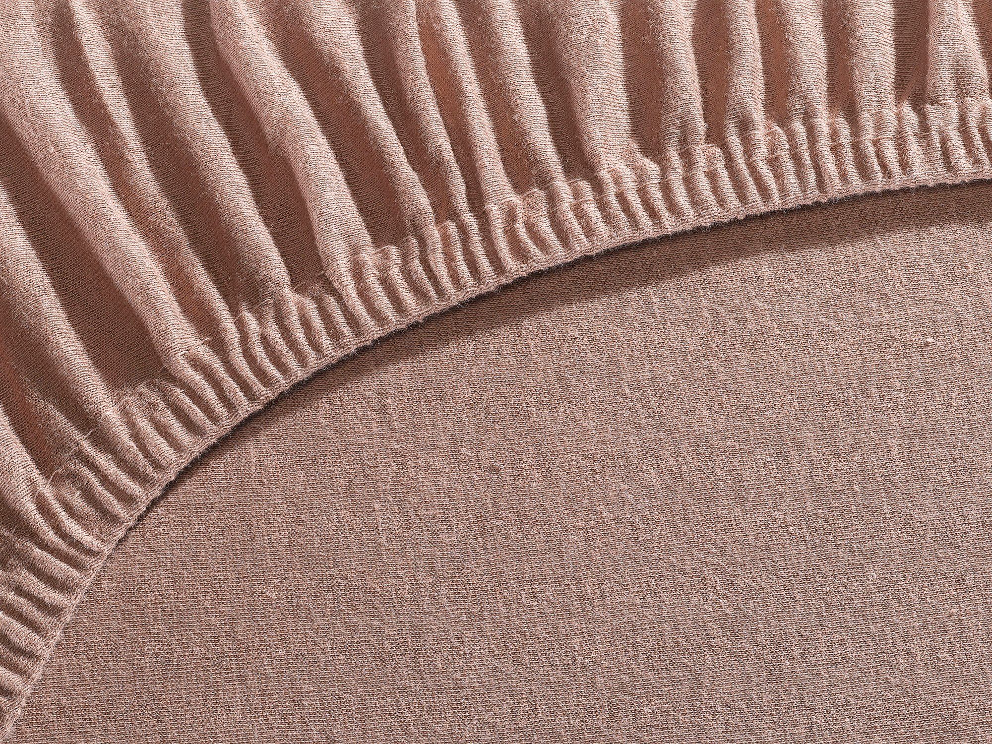 Hometex Premium Textiles Spannbettlaken Exclusive Topper-Spannbettlaken, Jersey, Für Matratzentopper und Boxspringbett Topper – Bild 4 von 5