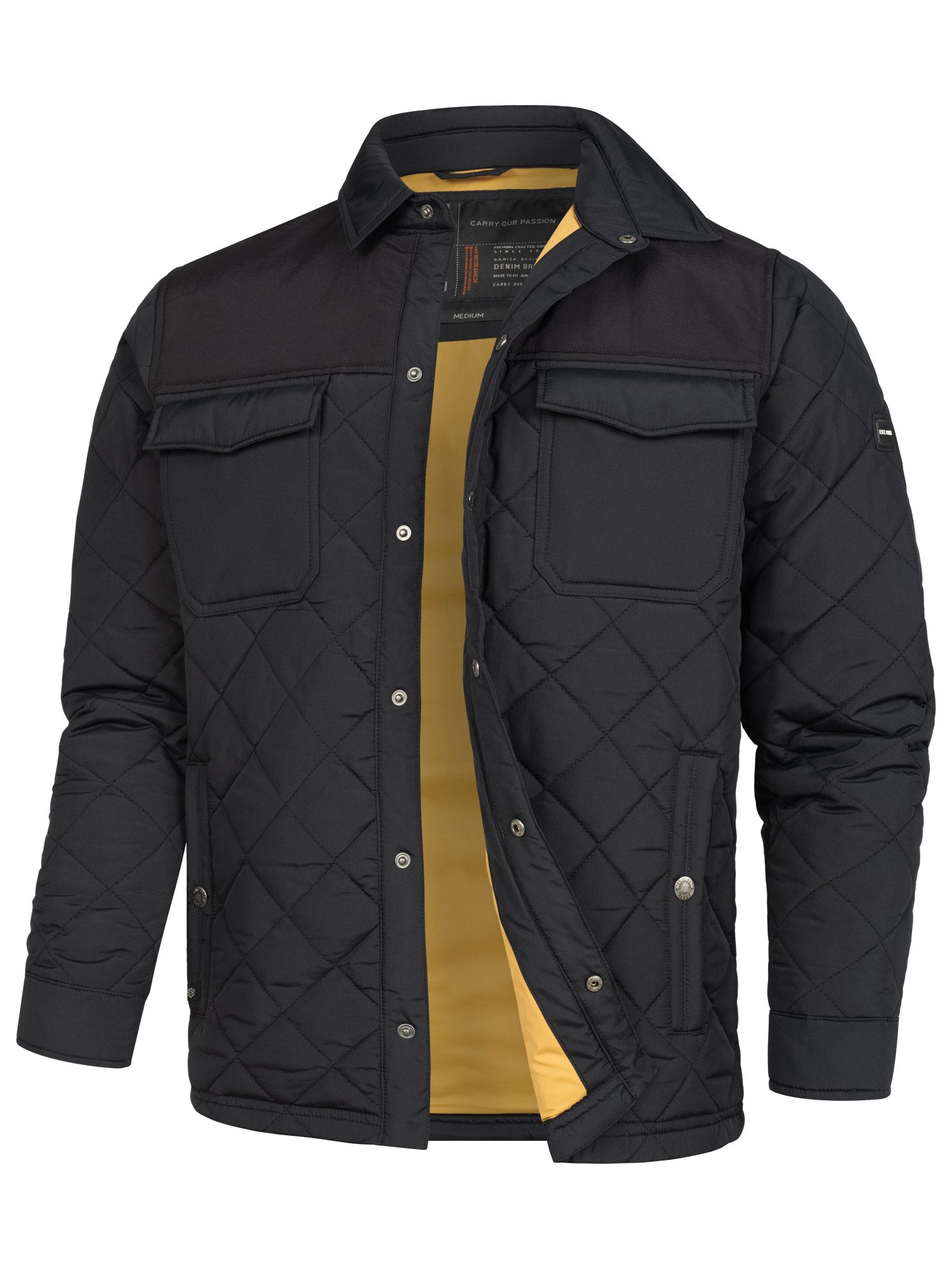 Indicode Steppjacke Herren INDome Herrenjacke Daunen-Optik Gestepptes Overs günstig online kaufen