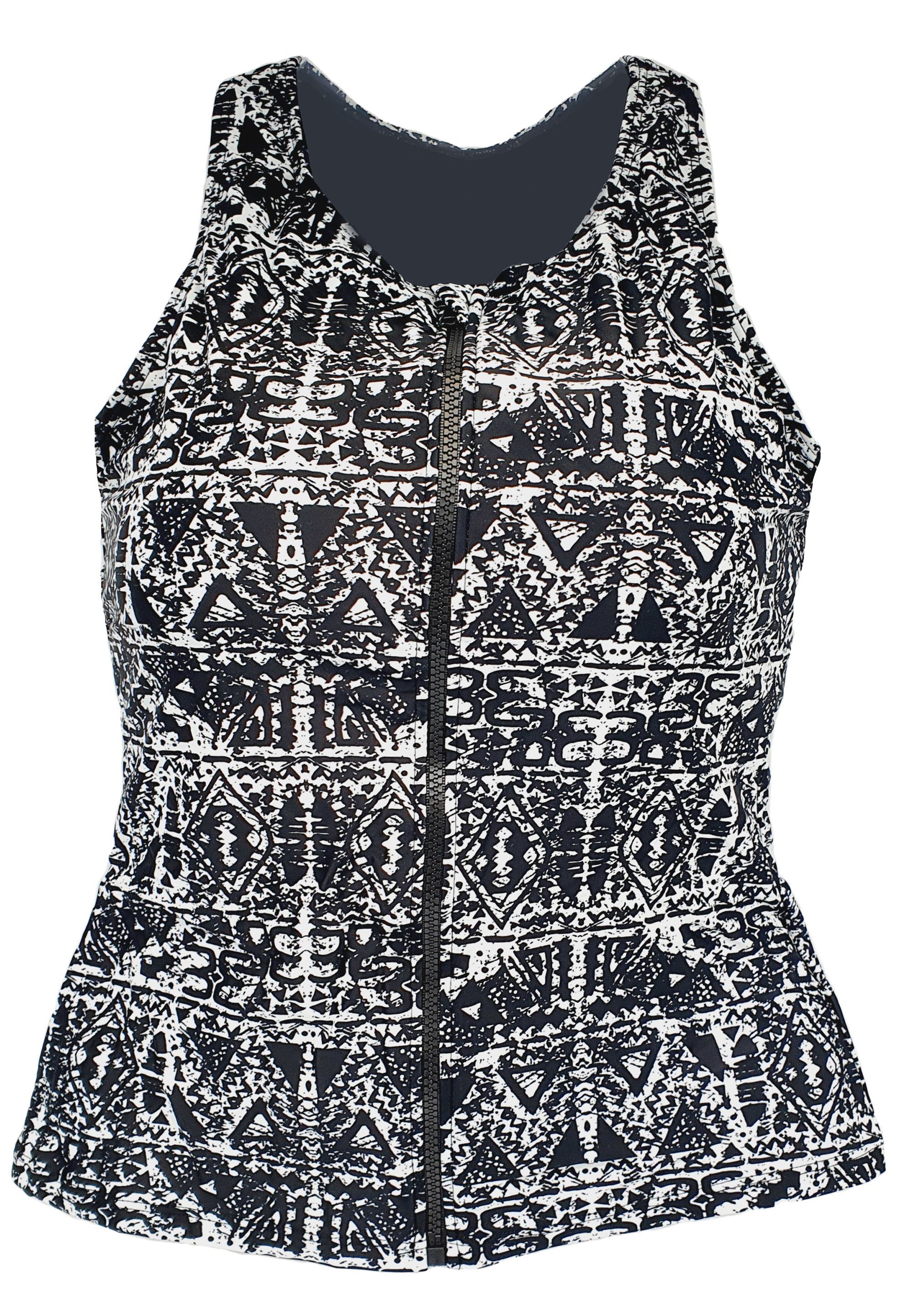 Beco Beermann Tankini BEsuit Racerback Swimtop (1-St) mit praktischem Reißverschluss