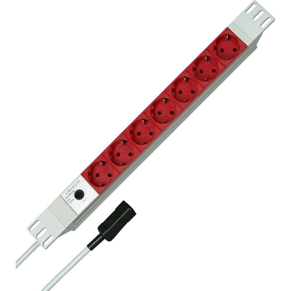 Kopp 7fach Steckdosenleiste für USV-Anwendungen 931704011 Steckdosenleiste (Kabellänge 2.00 m)