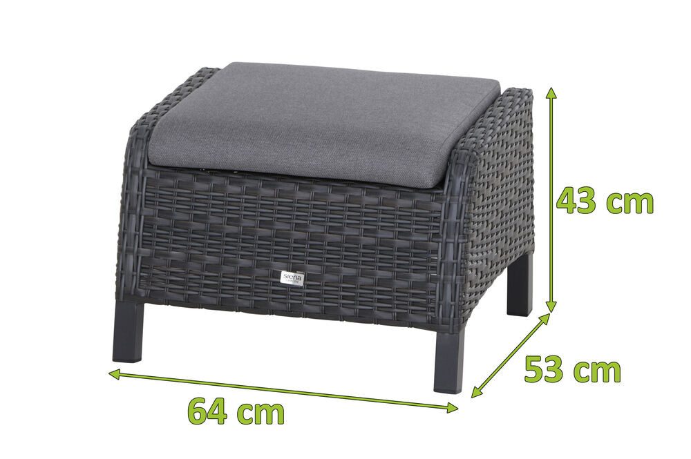 Siena Garden Gartenlounge-Hocker Solea