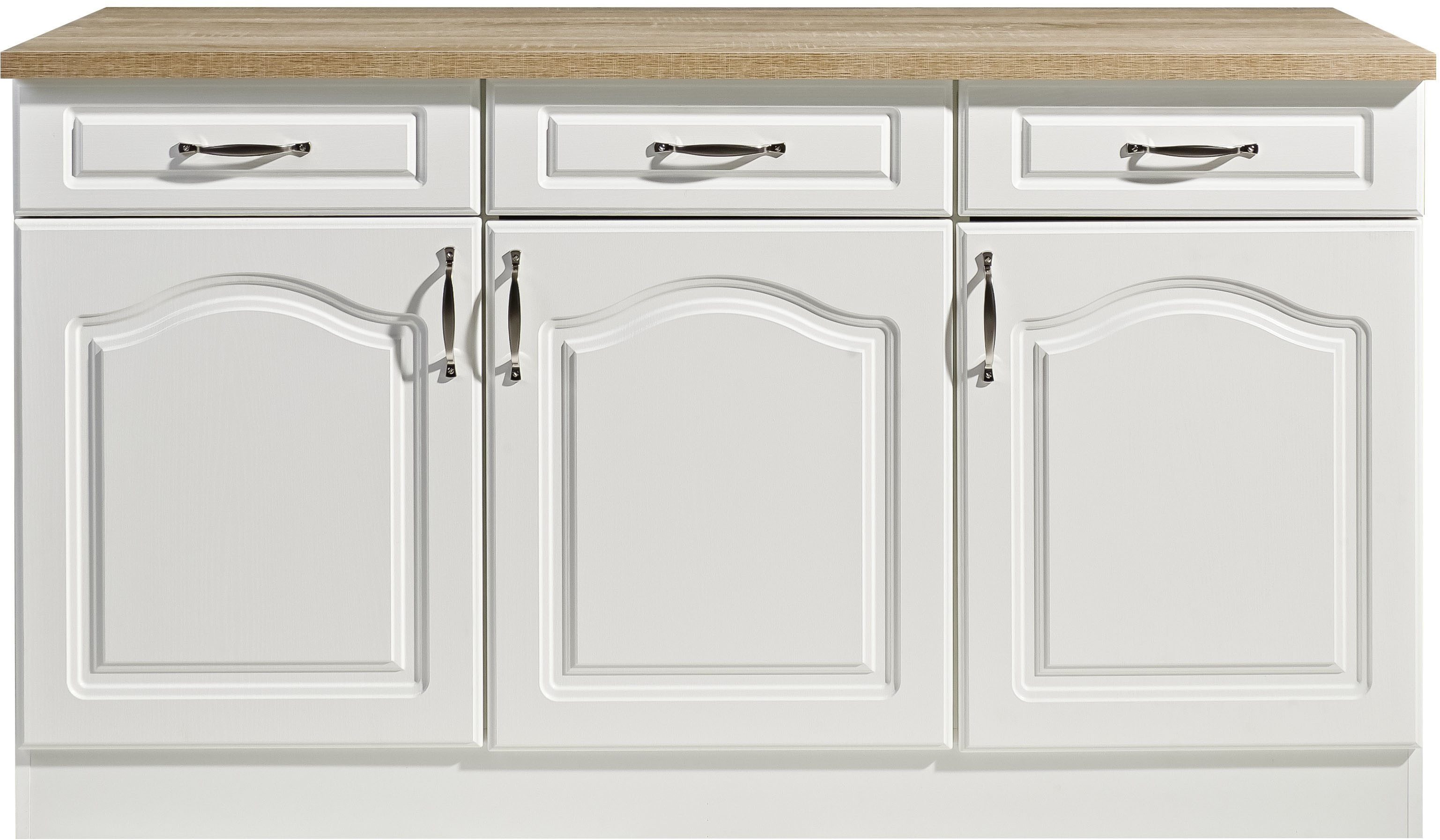 wiho Küchen Unterschrank Linz 150 cm breit, in Landhaus-Optik – Bild 3 von 5