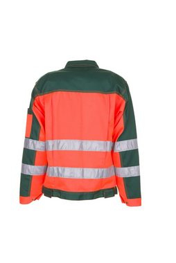 Planam Arbeitshose Bundjacke Warnschutz orange/grün Größe 62 (1-tlg)