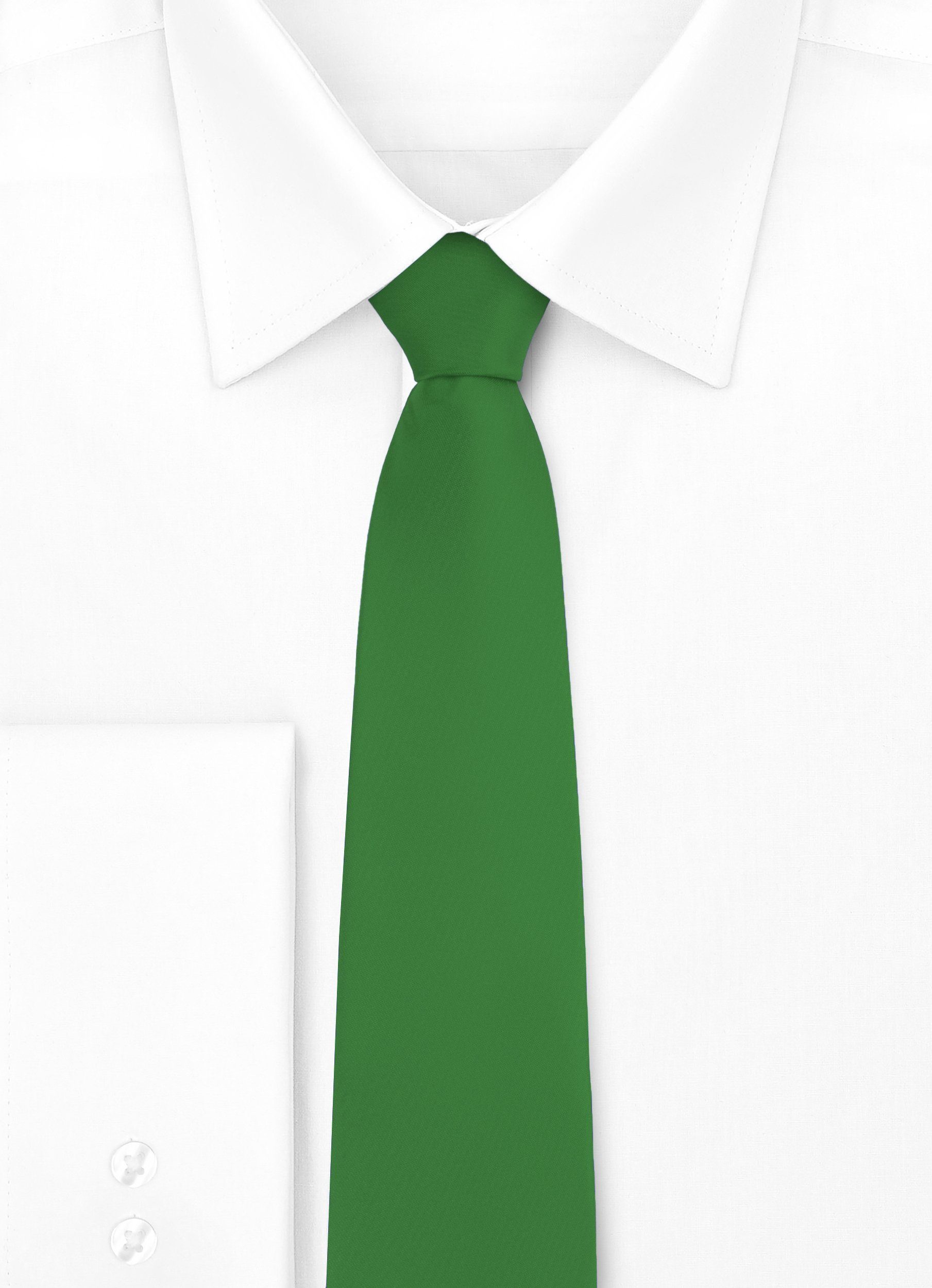 Herren 1-St) (Set, KP-8 x (150cm 8cm) Ladeheid Krawatte Grün Breite Krawatte