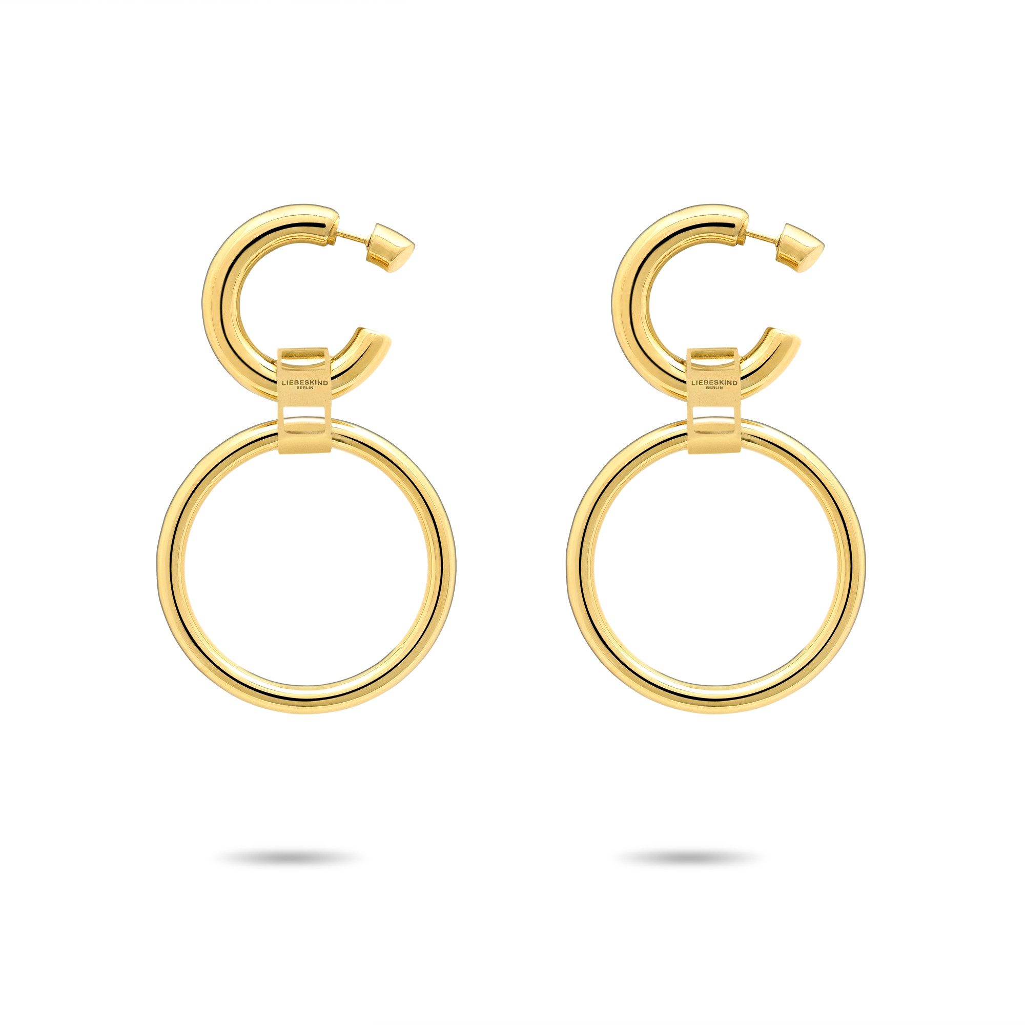 Liebeskind Berlin Paar Creolen Schmuck Geschenk Edelstahl Ohrringe The D-Link Statement