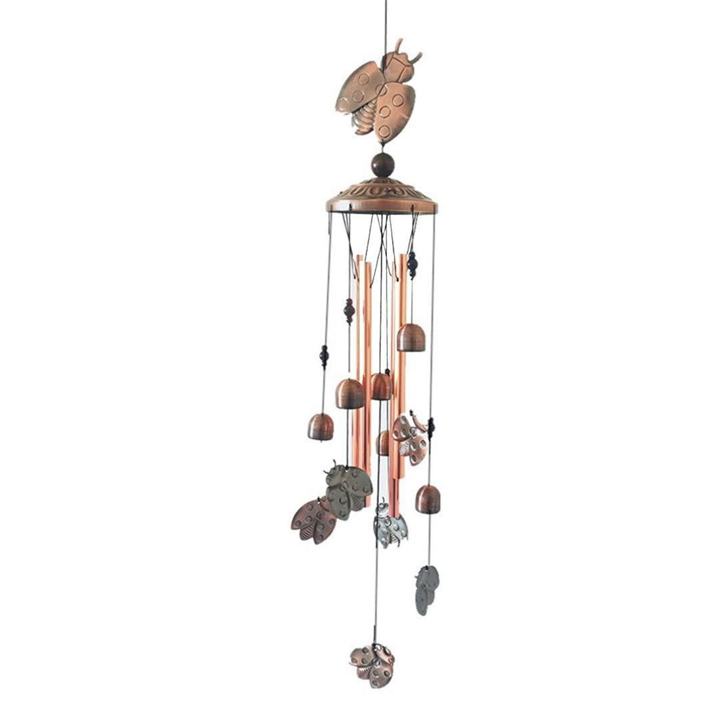 LuxusKollektion Windspiel Windspiel Retro Aluminium 90cm Ladybug (1 St)