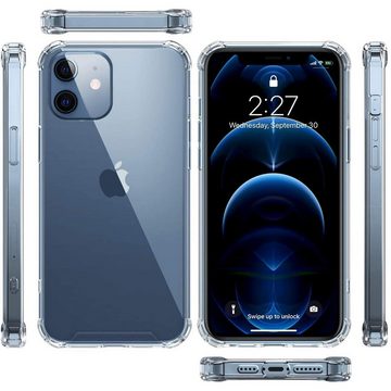 CoolGadget Handyhülle Anti Shock Rugged Case für Apple iPhone 12 Mini 5,4 Zoll, Slim Cover mit Kantenschutz Schutzhülle für iPhone 12 Mini Hülle