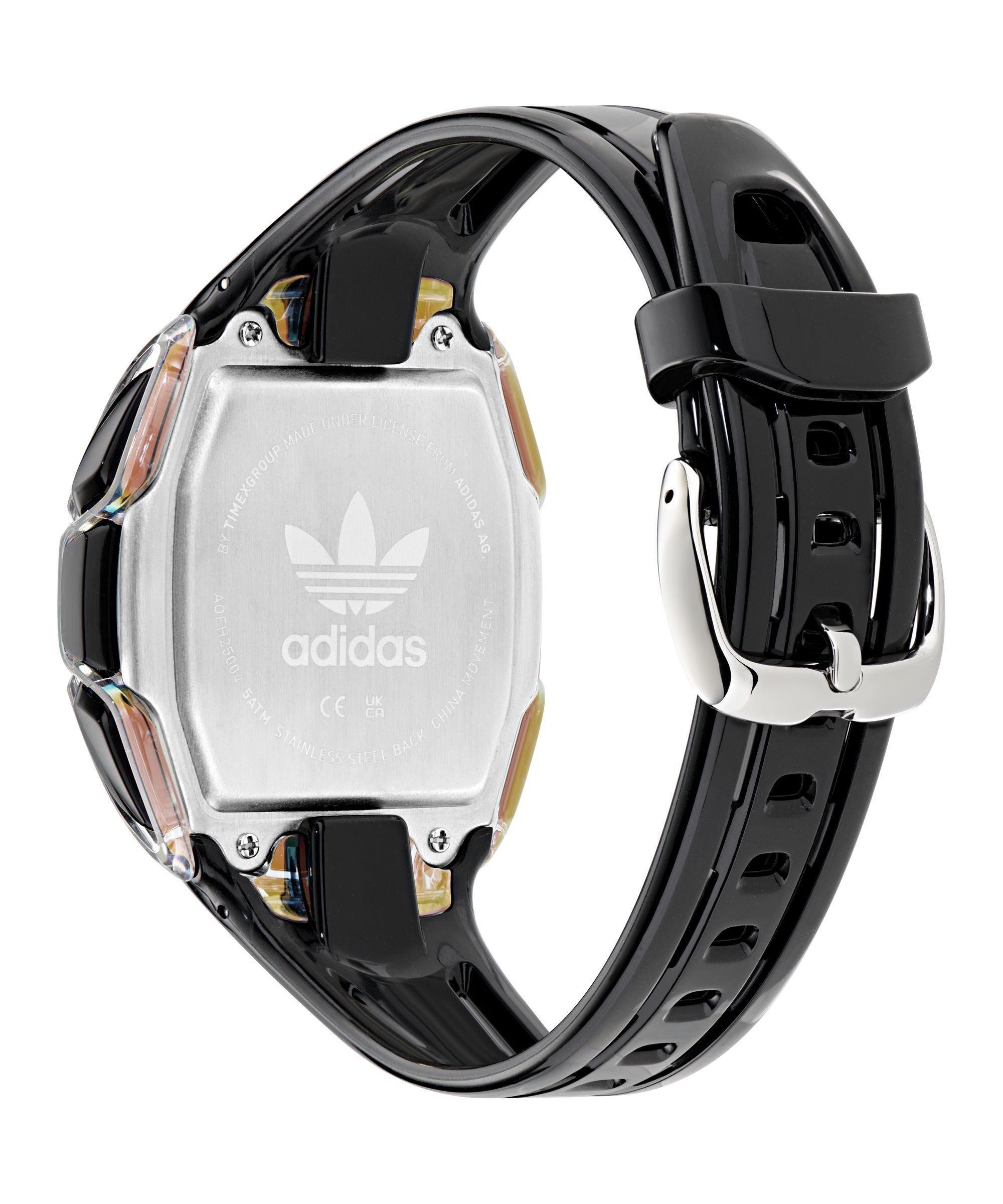 adidas Originals Digitaluhr Athletics One AOFH260272I, Quarzuhr, Armbanduhr, Herrenuhr, digital, Monat, Tag, Wochentag, Timer
