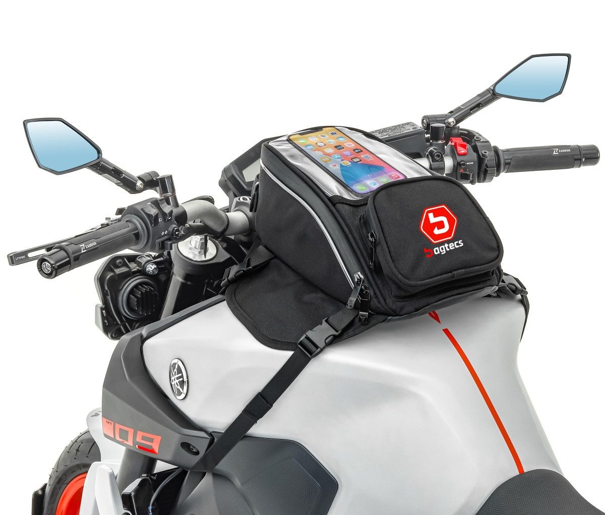 Bagtecs Tankrucksack Motorrad Tankrucksack # MR4 mit Magnet und Riemenbefestigung 9L