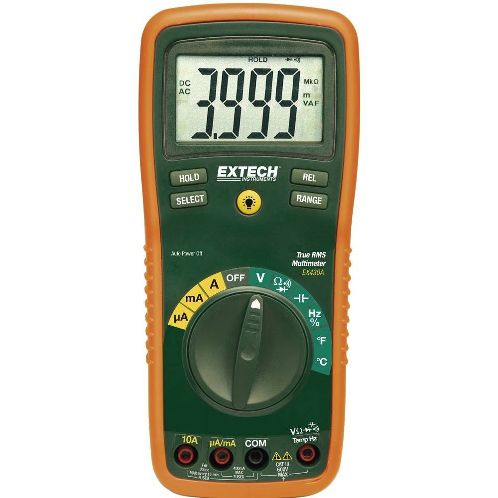 Multimeter RMS Digital Extech Multimeter True