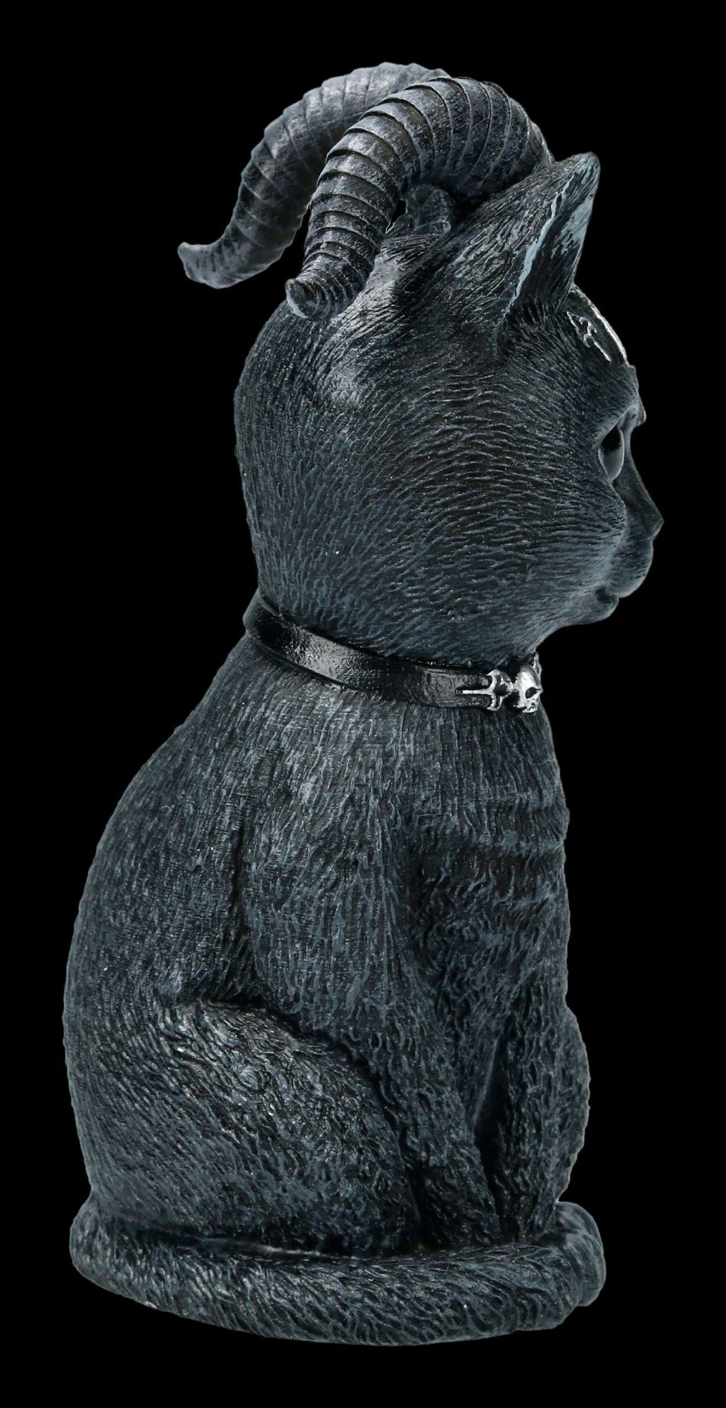 Figuren mit GmbH Katzenfigur Okkulte Pawzuph - Shop - Now Hörnern Tierfigur Deko Tier Nemesis