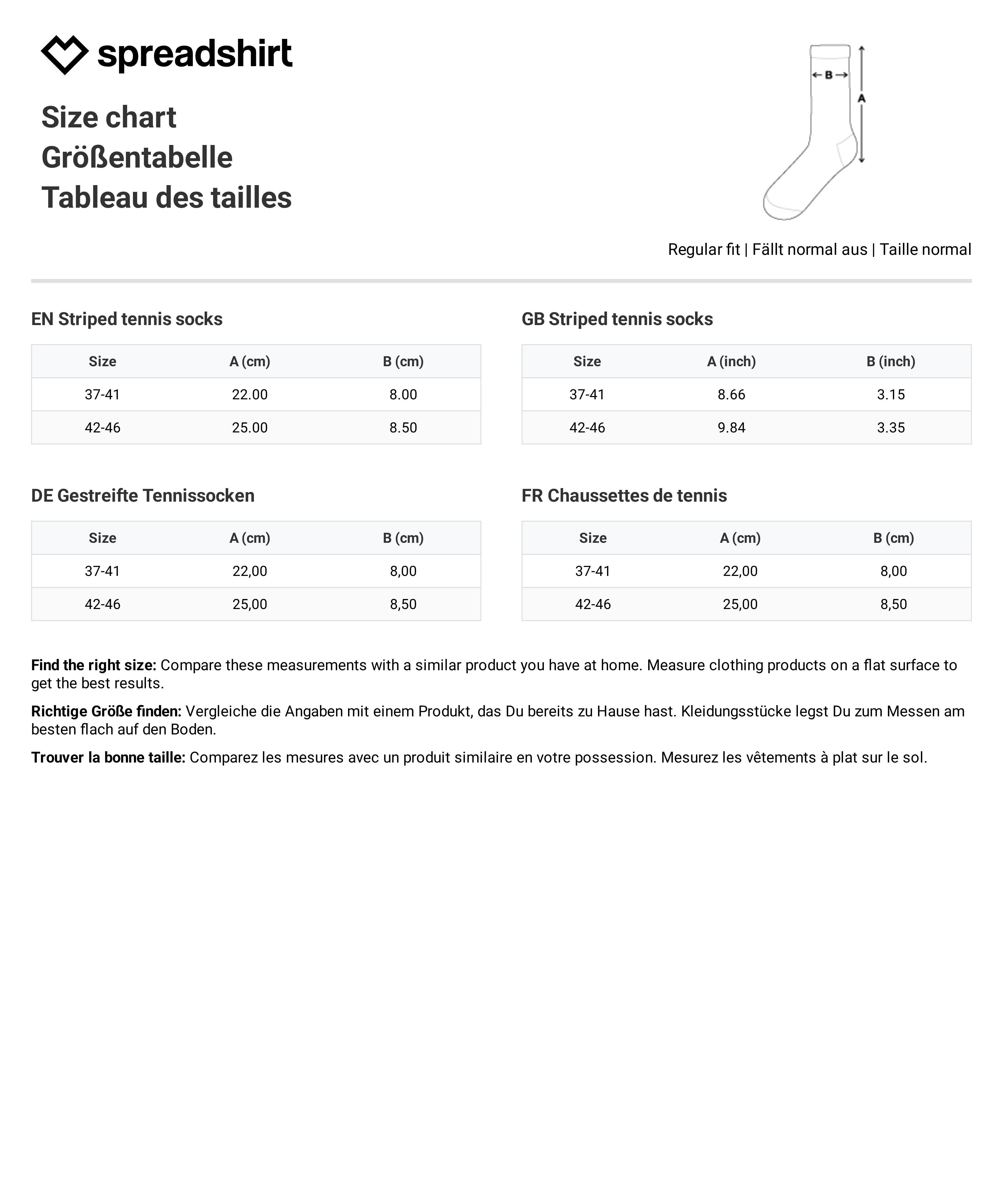 Spreadshirt Socken Gestickter Fuchs Für Naturfans Und Ruhige Köpfe Gestreifte Tennissocke (1-Paar)