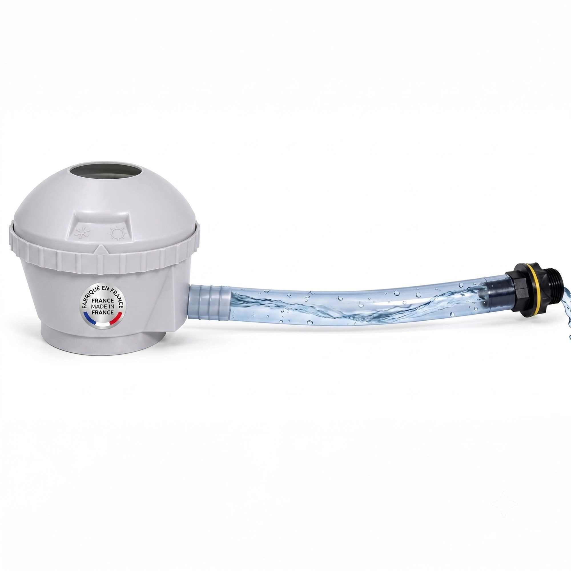 YourCasa Regentonne Regensammler Set QuickFlow mit Verbindungsschlauch 31cm, Wintermodus,Filter