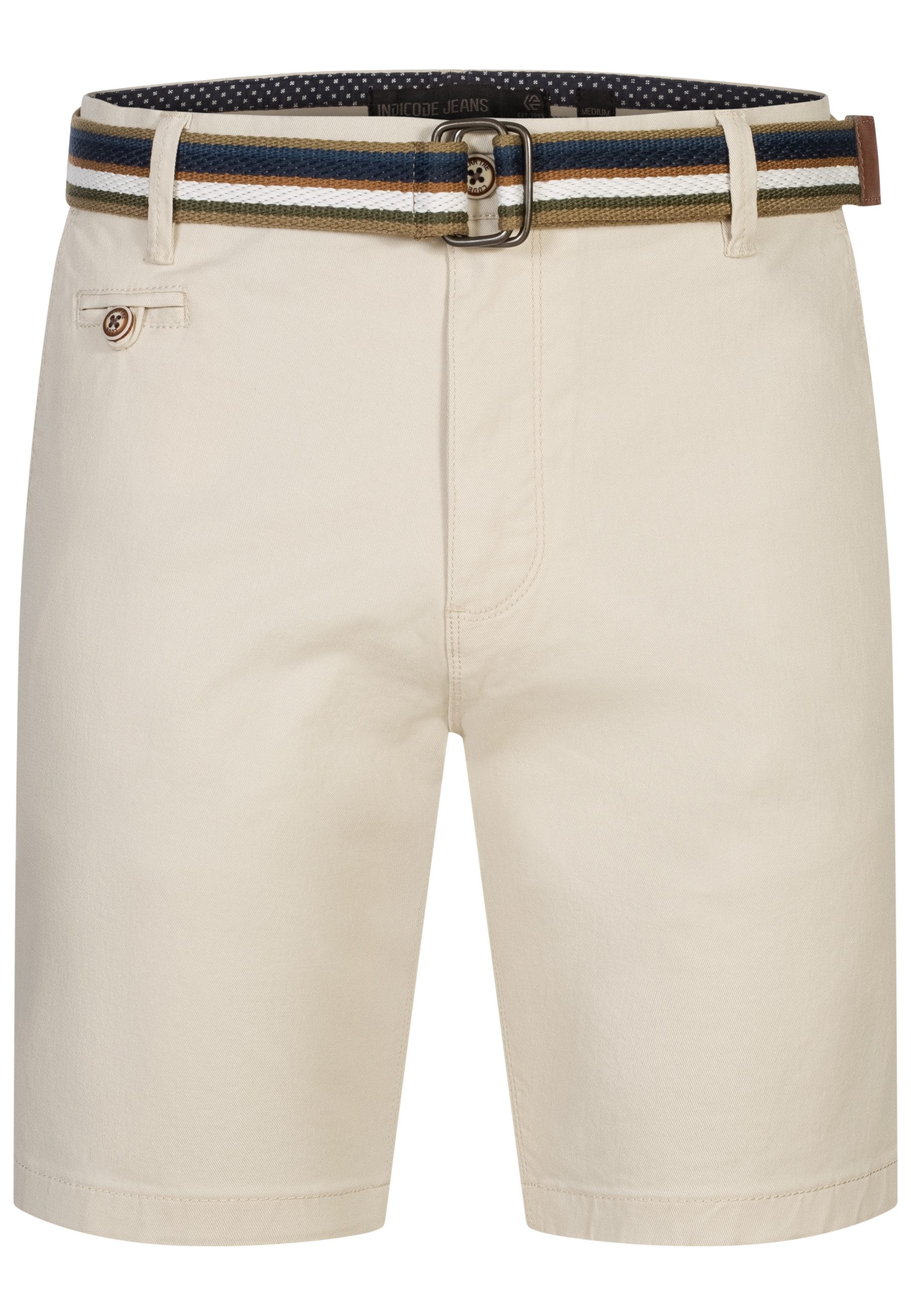 Indicode Chinoshorts INThews aus Twill mit günstig online kaufen