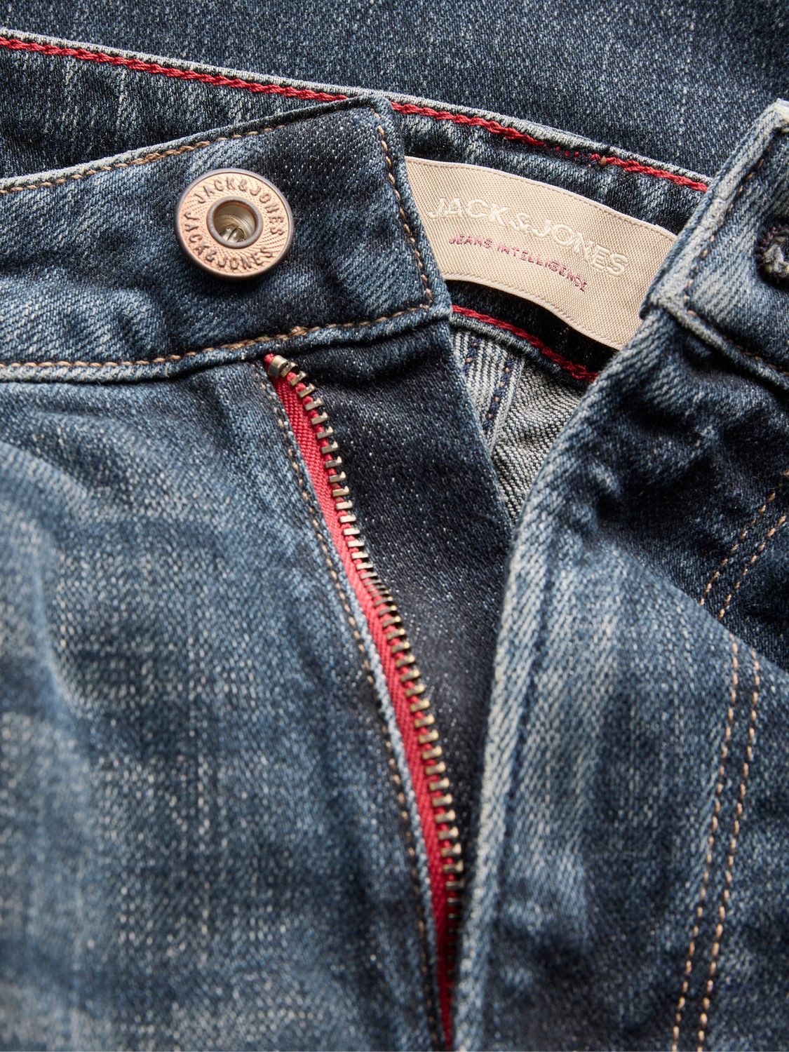 Jack & Jones Straight-Jeans JJICLARK JJDUKE mit Stretch – Bild 3 von 4