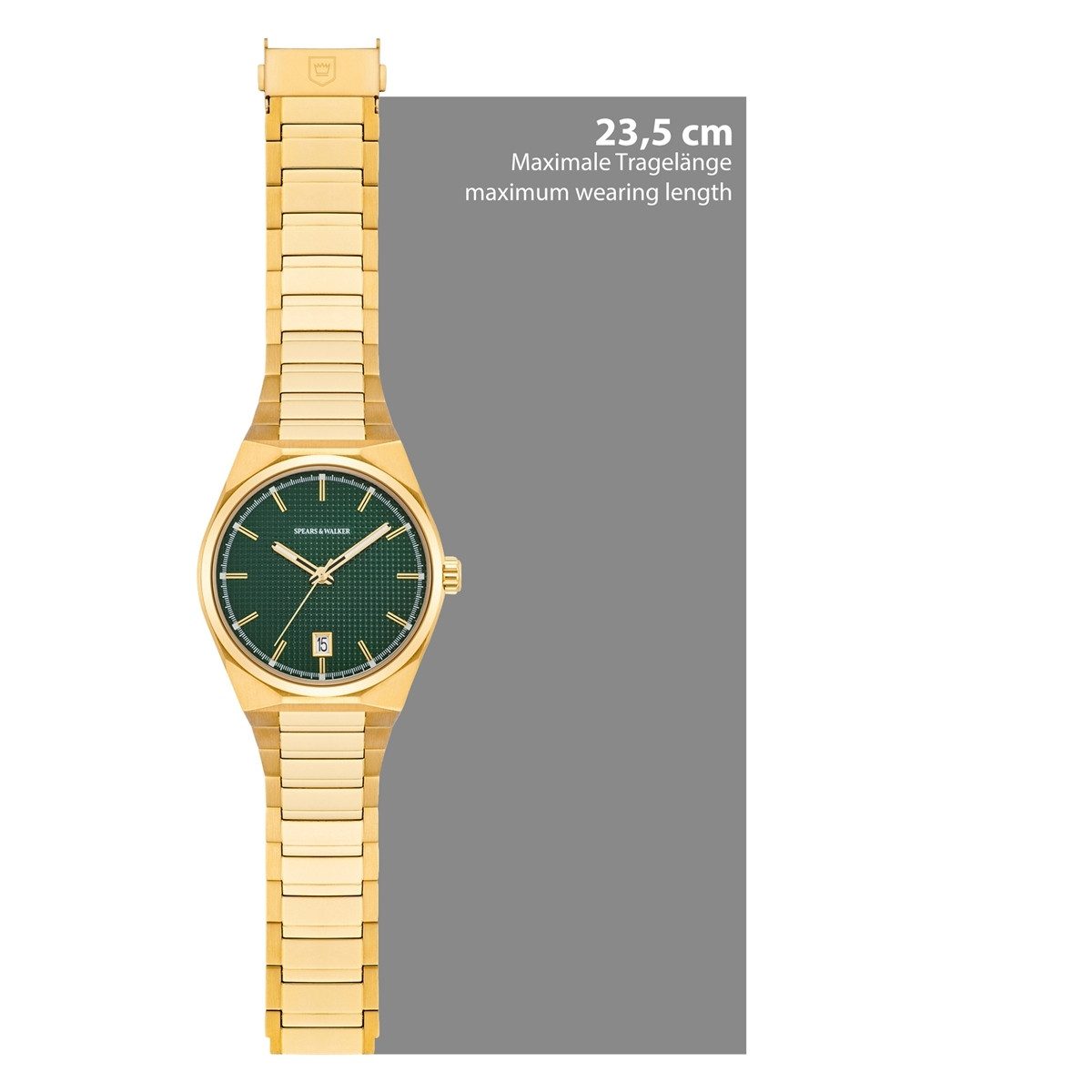 Spears & Walker Quarzuhr gelbgold