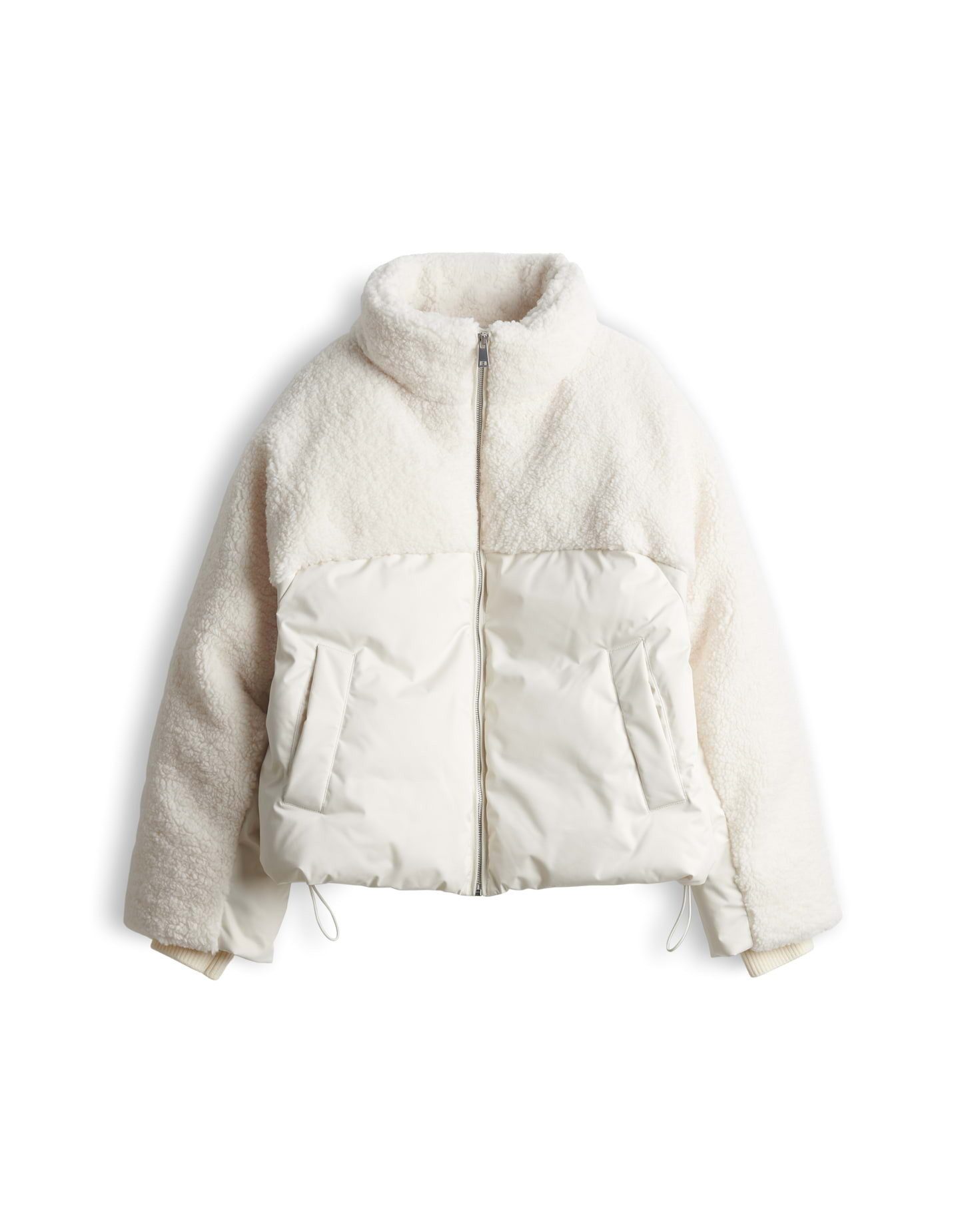 OPUS Winterjacke Hazy aus weichem Teddyplüsch Weite Passform für stilvolle und bequeme Alltagslooks