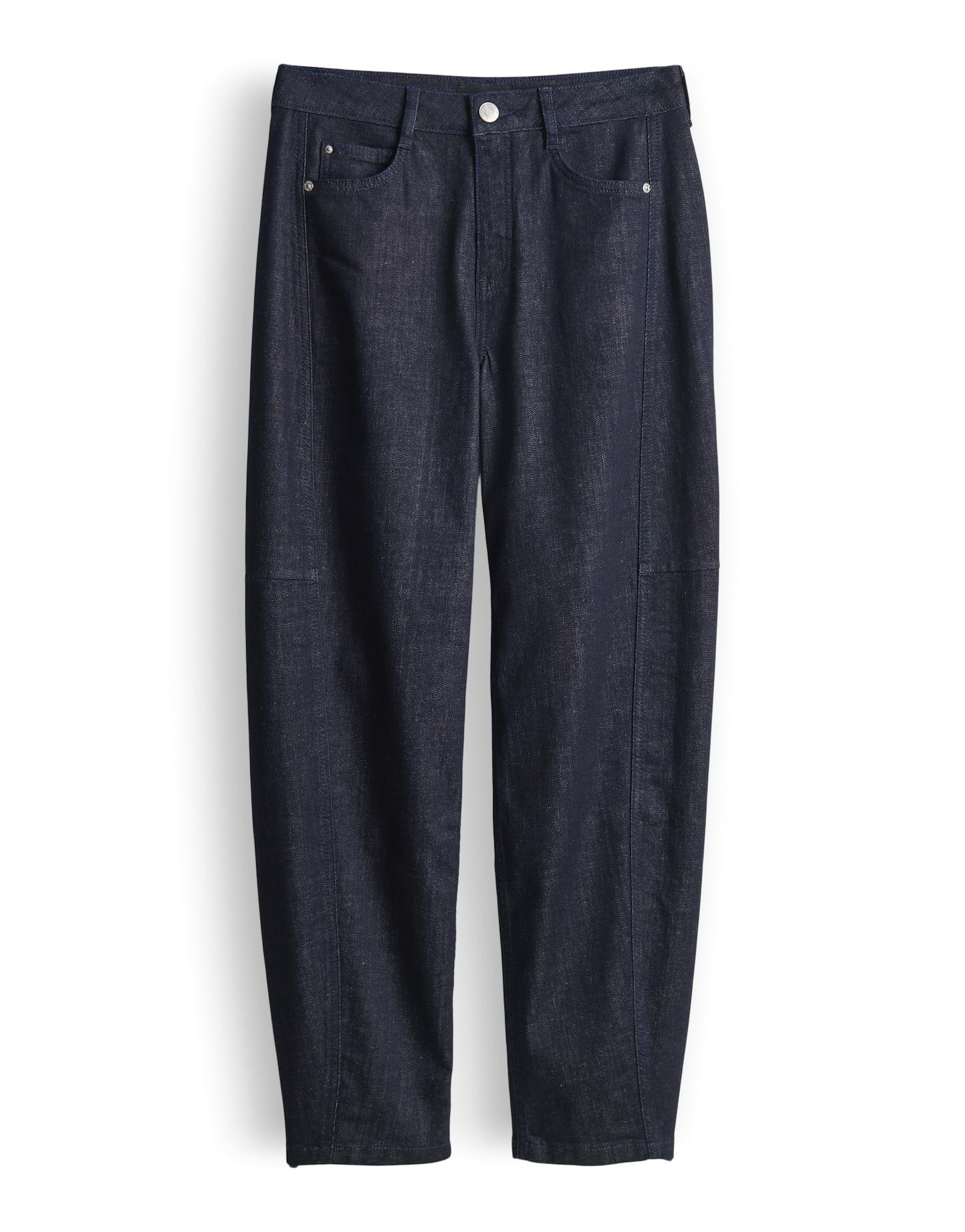 OPUS Relax-fit-Jeans LOLAH VISION Barrel aus BCI Cotton Mix Mid Rise ovales Bein, fester Griff