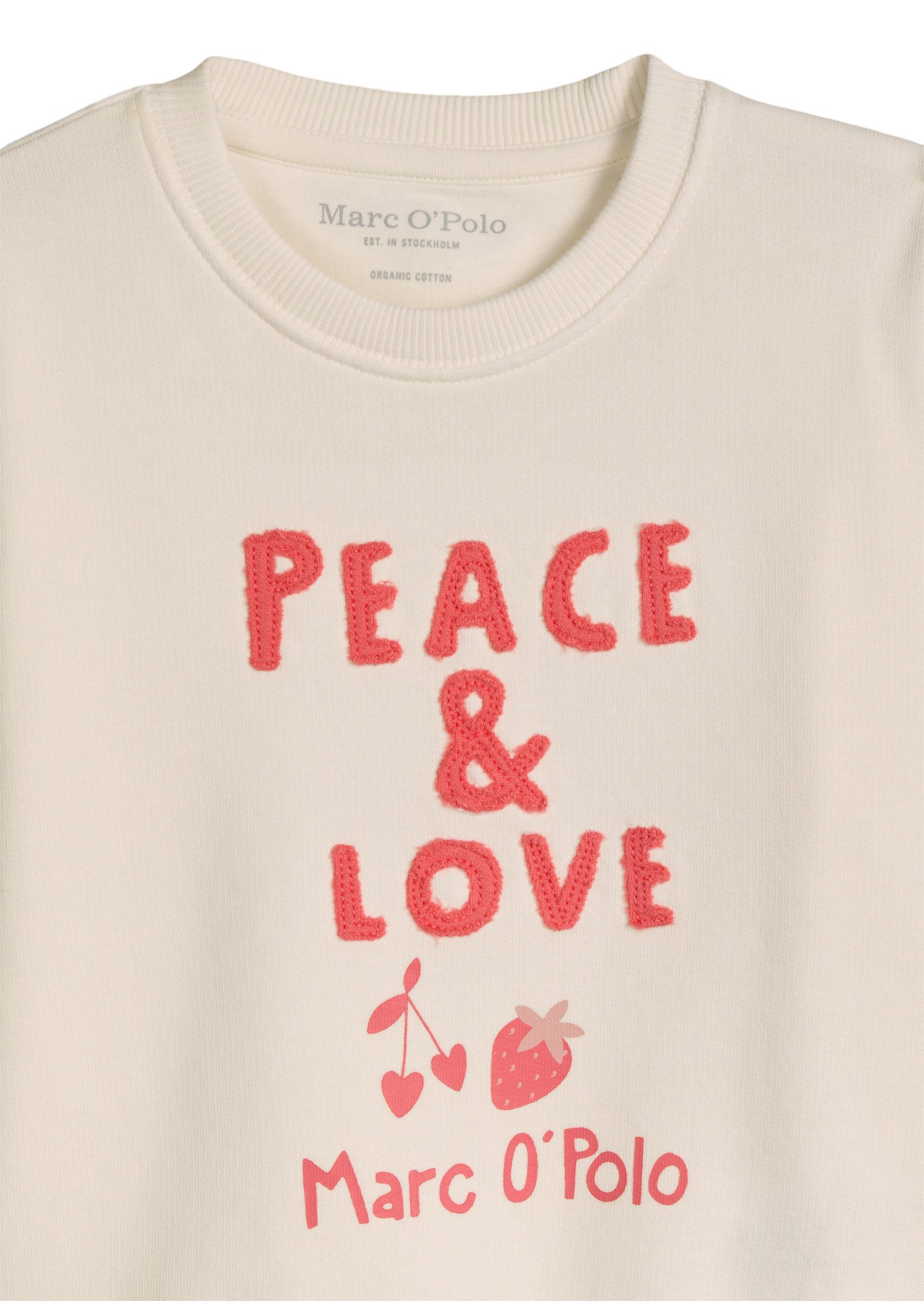 Marc O'Polo Sweatshirt aus reiner Bio-Baumwolle