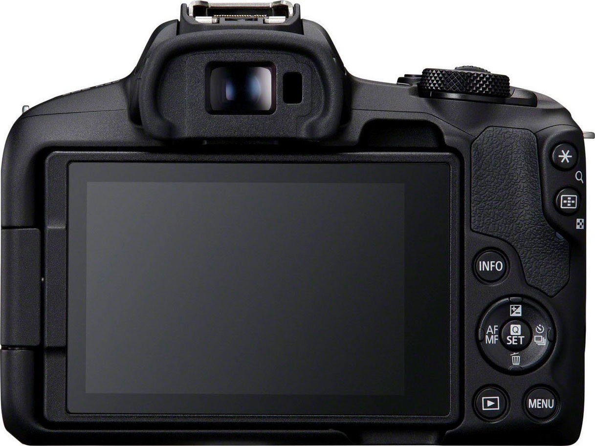 Systemkamera Kit MP, EOS IS 18-45mm RF-S 18-45mm WLAN, (RF-S 24,2 18-45 F4.5-6.3 Objektiv R50 STM, IS) + F4.5-6.3 IS Canon STM Bluetooth, inkl. RF-S