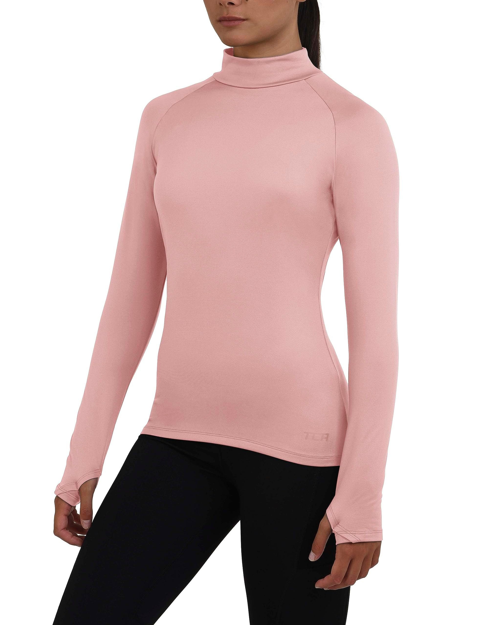 TCA Trainingsshirt TCA Damen Thermo-Laufshirt - Hell-Pink, XS (1-tlg) günstig online kaufen