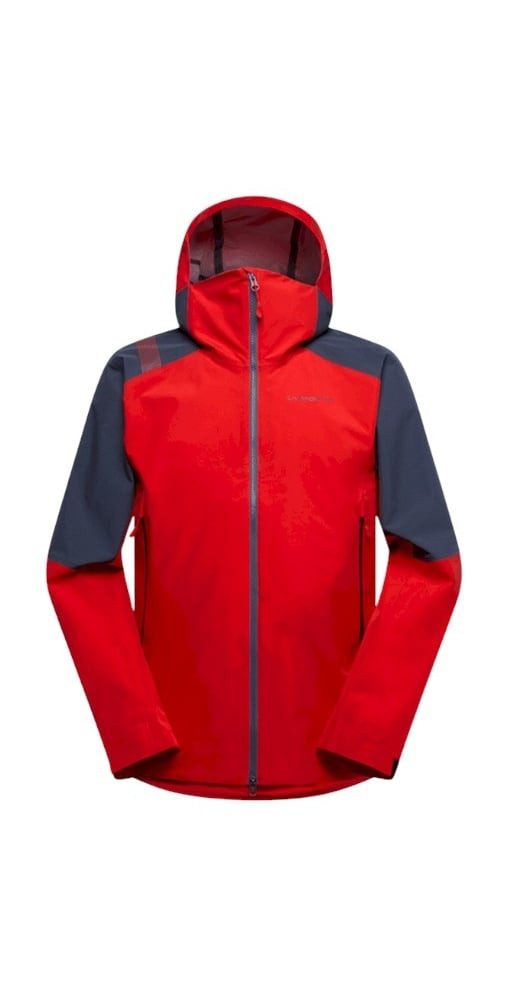 La Sportiva Softshelljacke Crest Evo Shell (winddicht, wasserdicht) rot/nachtblau Herren