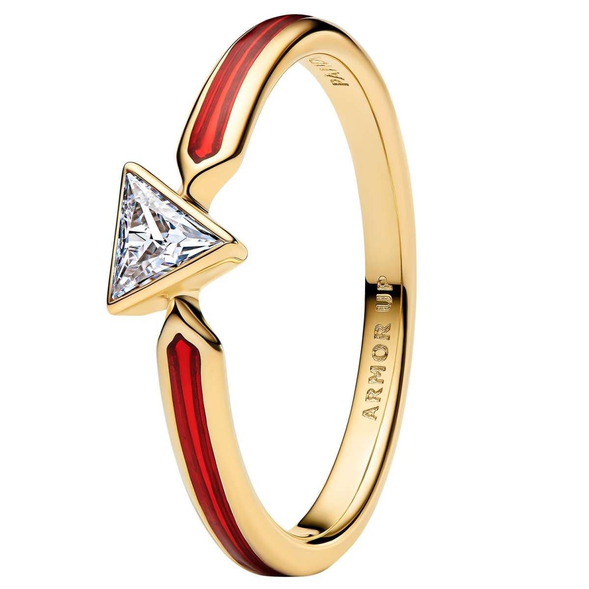 Pandora Fingerring 164211C01, für Damen-Ring Marvel Iron Man Goldfarben