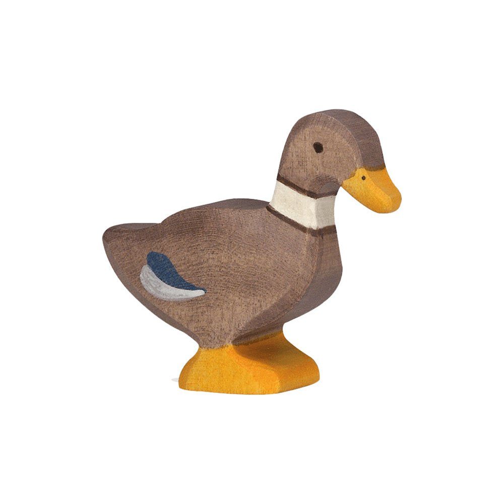 Holztiger Spielfigur HOLZTIGER Ente aus Holz