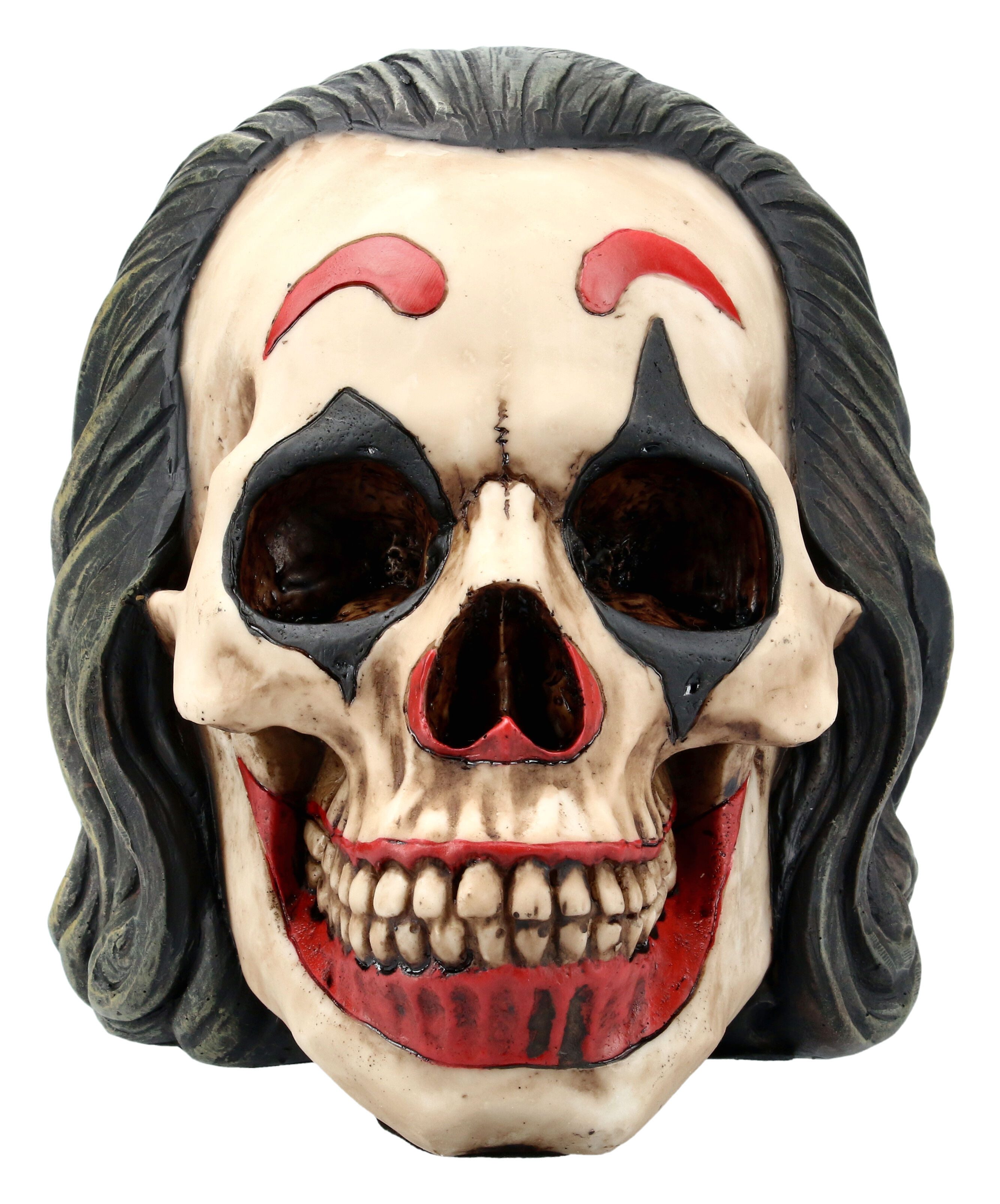 Fantasy-Figur Totenkopf - The Joker - Totenschädel Gothic Fantasy Deko