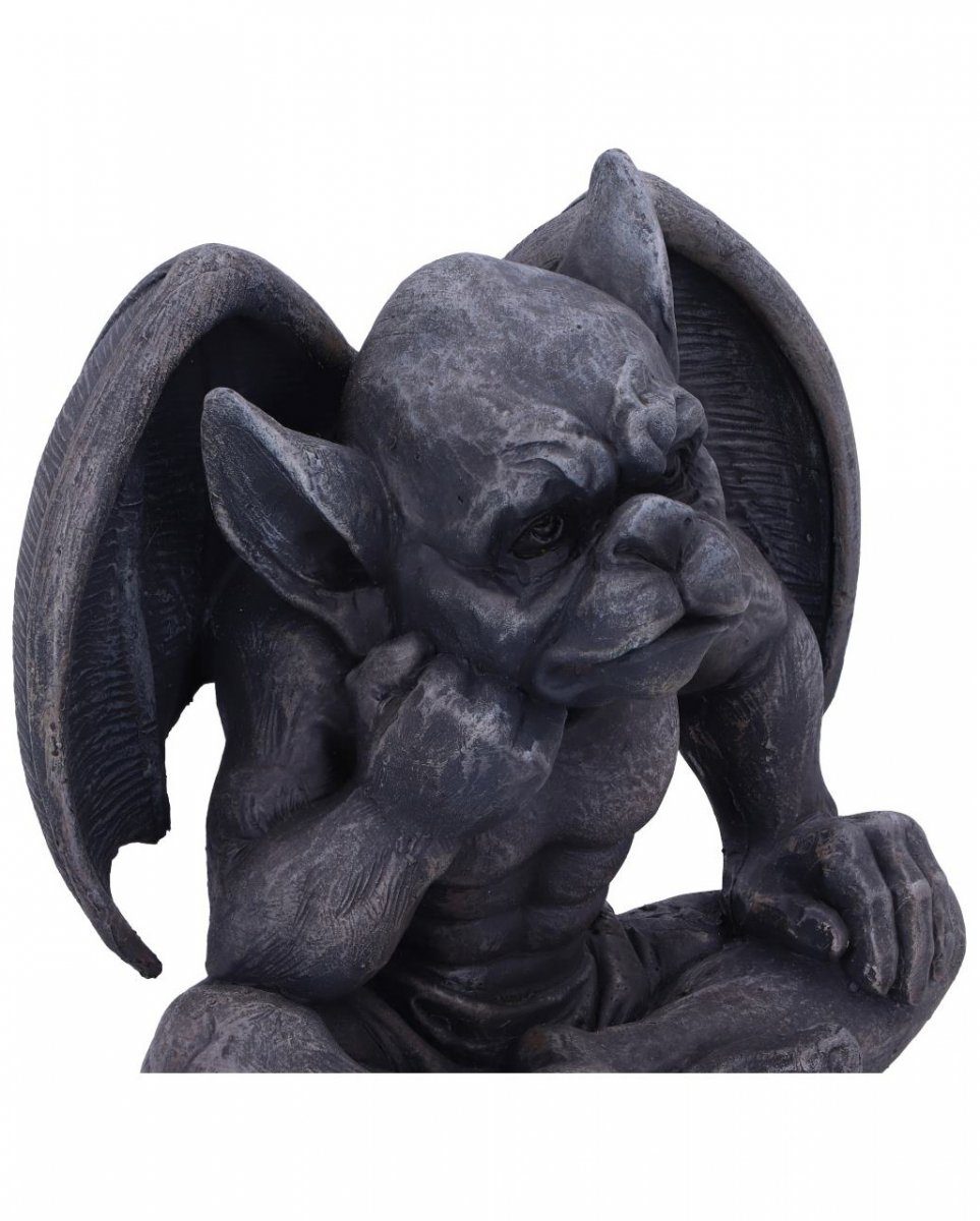 Flügel Horror-Shop Figur mit Dekofigur Gargoyle Nachdenkliche gespannten