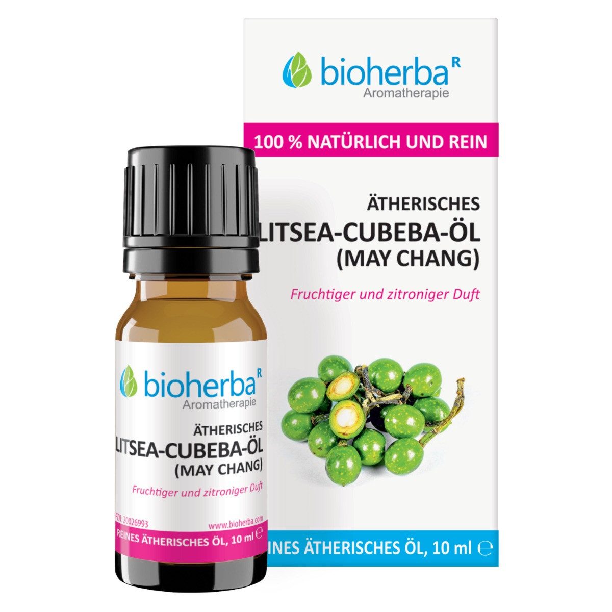 BIOHERBA R Pflege-Set Bioherba Ätherisches reines Litsea-Cubeba-Öl (May Chang) 10 ml