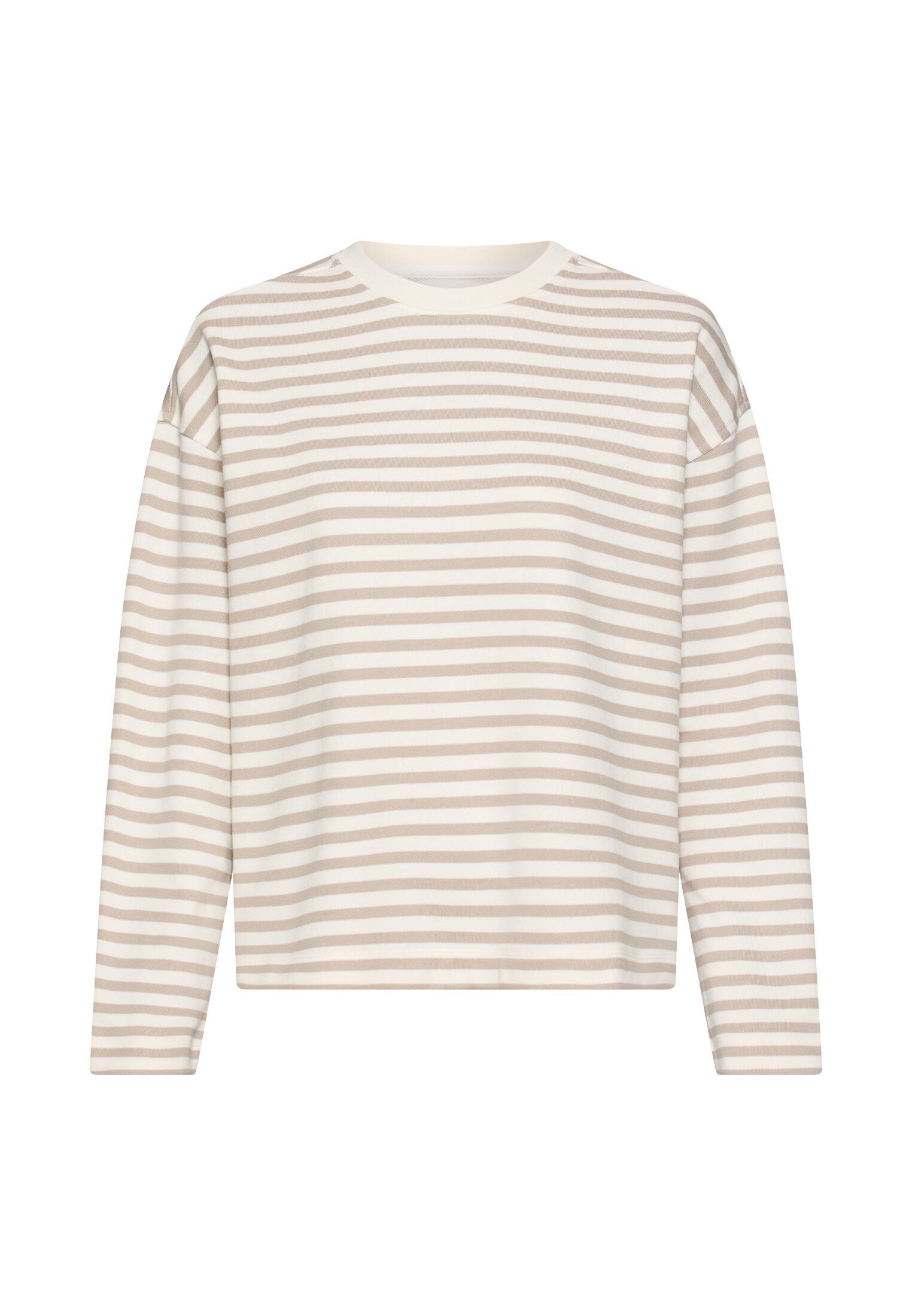 camel active Sweatshirt aus einem Baumwollmix Langarm