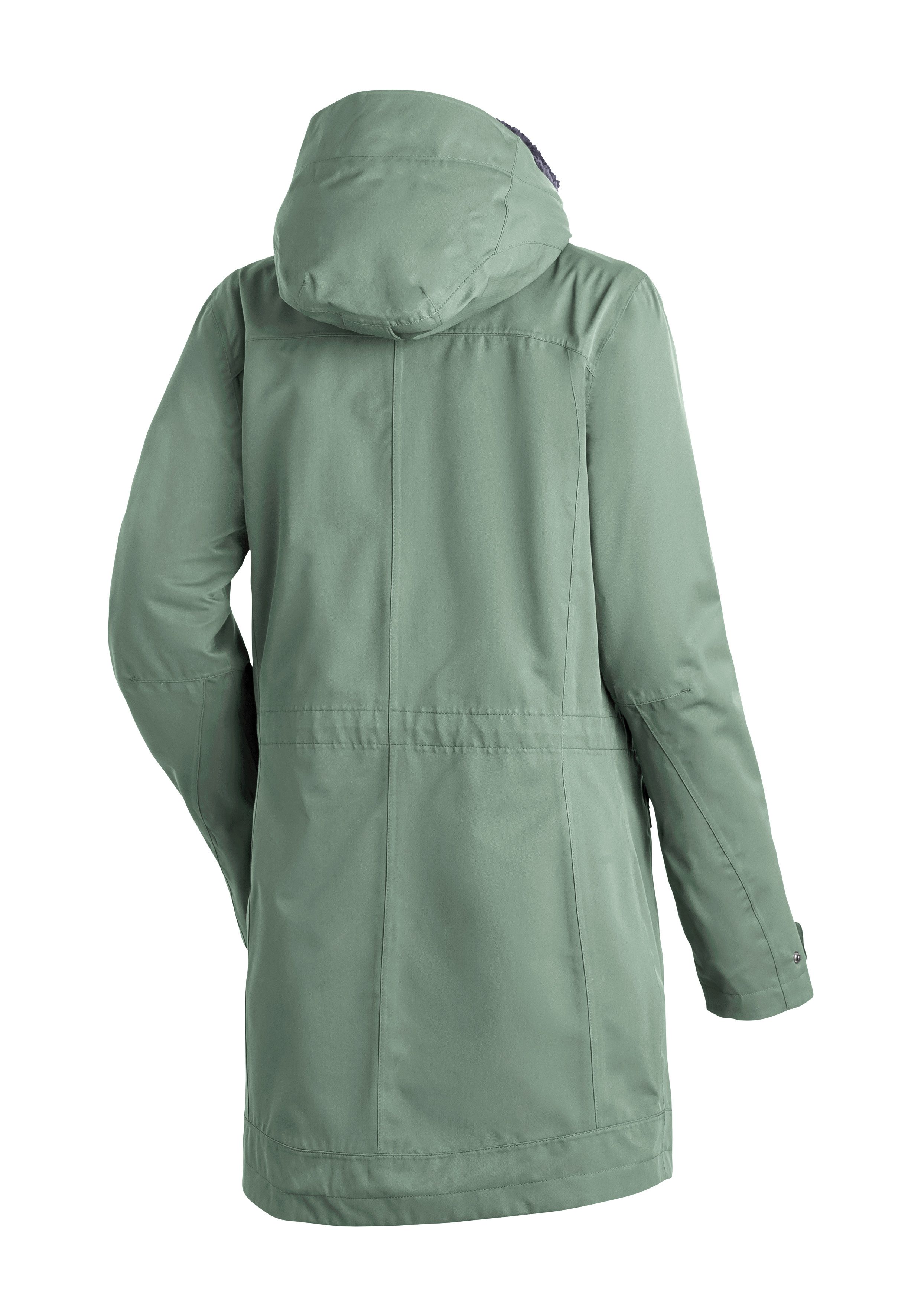 Maier Sports Outdoorjacke Gerdi Damen Wanderjacke, atmungsaktiv wasserdicht, 2-in-1 Jacke mit Kapuze