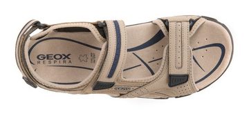 Geox UOMO SANDAL STRADA Sandale, Sommerschuh, Klettschuh, Outdoorsandale, im Trekking-Look