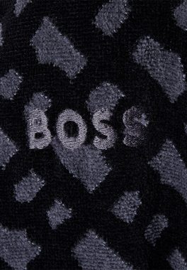 Hugo Boss Home Bademantel Bmonogra Bademantel, 100% Baumwolle, mit Label-Applikationen