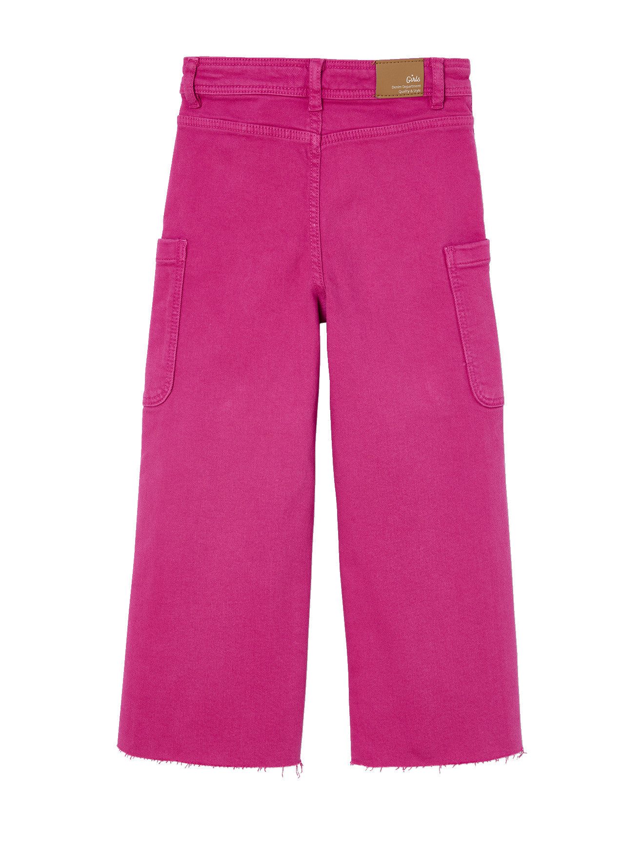 vertbaudet Cargohose Weite Mädchen Cargohose aus Stretch