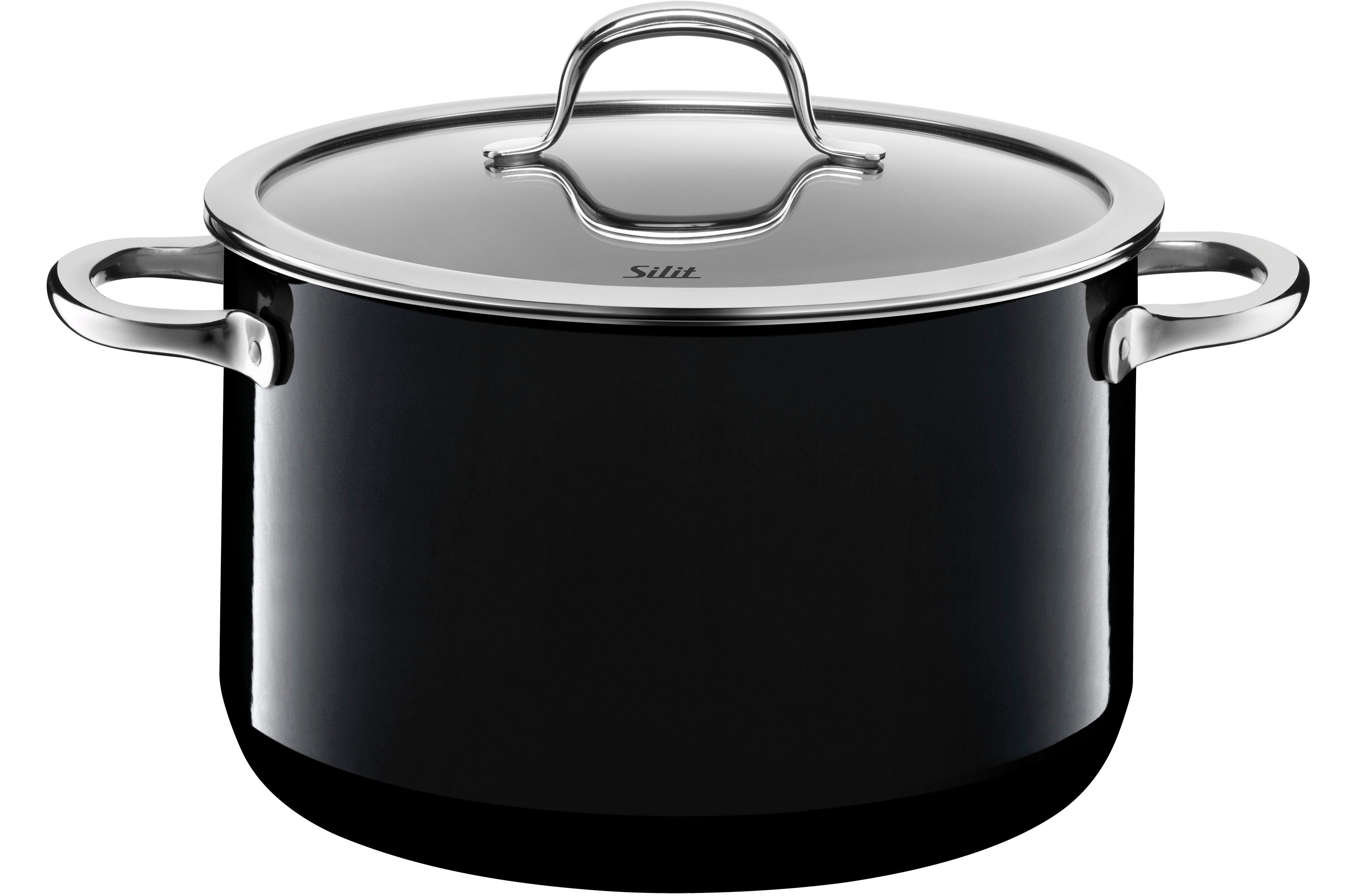 Silit Topf-Set Silargan Passion, mit Glasdeckeln, Silargan® (Set, 8-tlg), für alle Herdarten geeignet, Induktion, Made in Germany