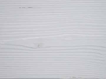 Moebel-Eins Massivholzbett, LUKY Bett Metallfuß, mit Polsterkopfteil, Material Massivholz, Fichte weiß lackiert