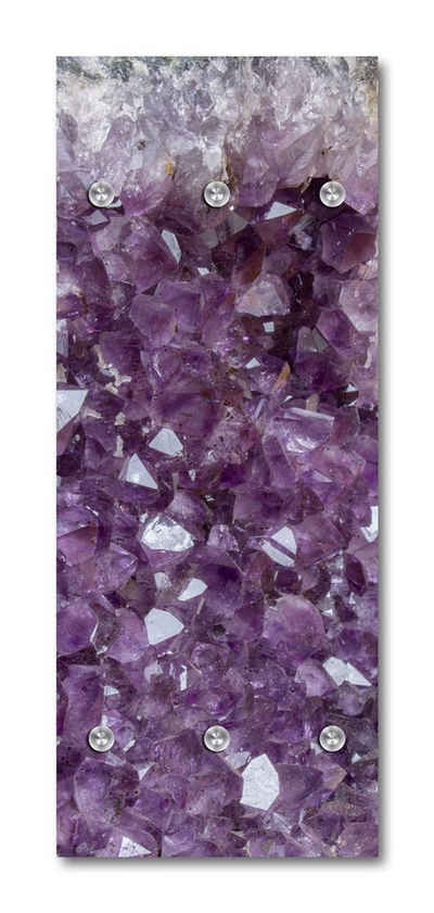 queence Wandgarderobe Crystal - Garderobe aus hochwertigem Acrylglas (1 St), 50x120 cm - mit Edelstahlhaken
