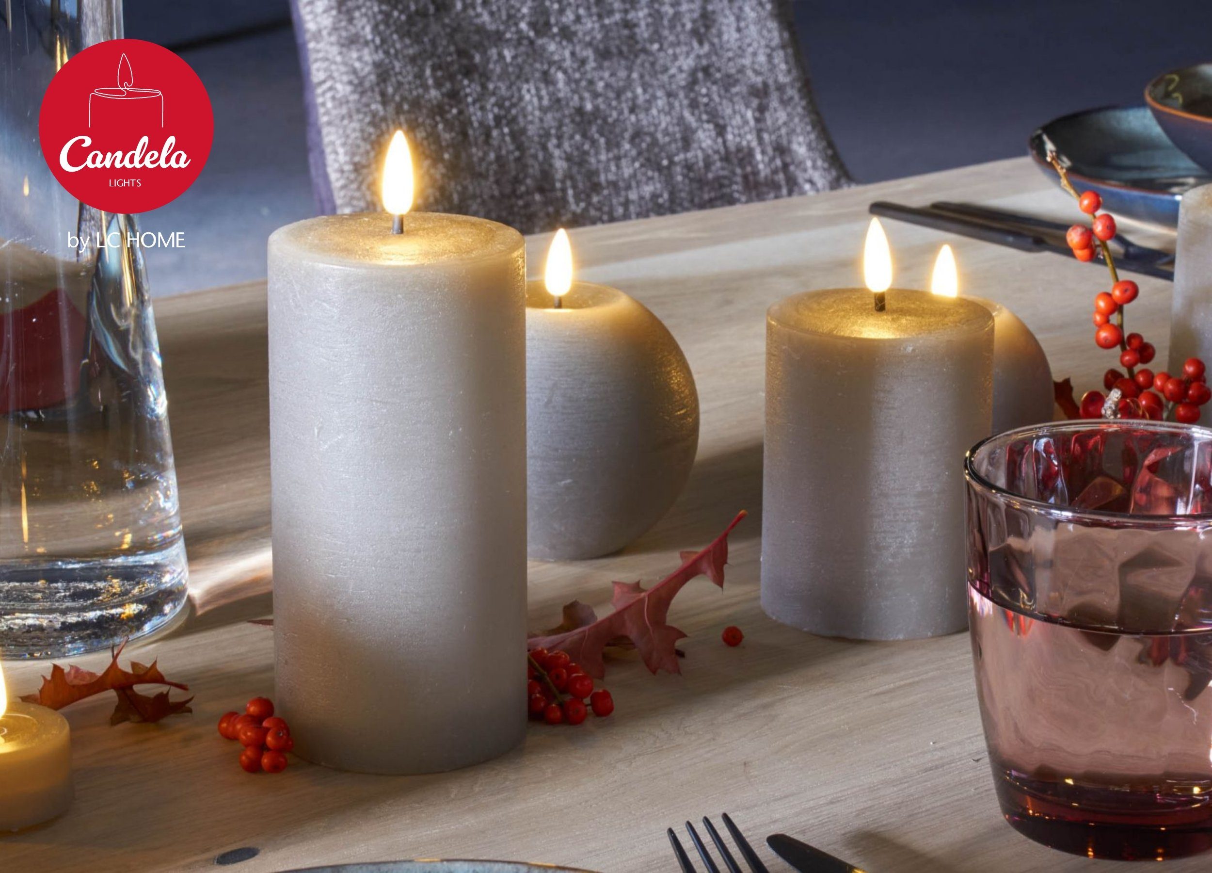 LC Home LED-Kerze Candela Lights Echtwachs günstig online kaufen
