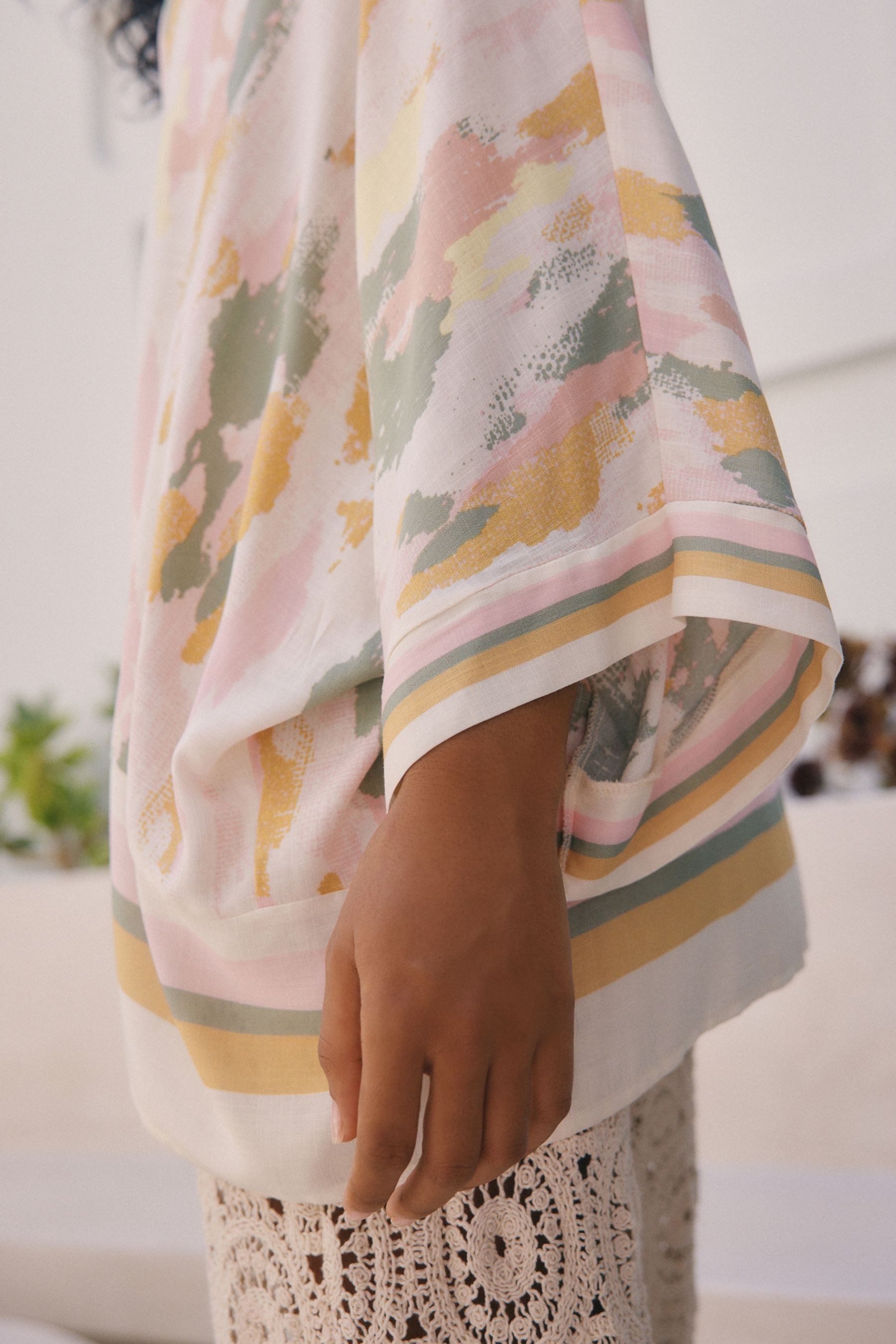 Next Blusenkimono Kurzer Kimono-Überwurf (1-tlg)