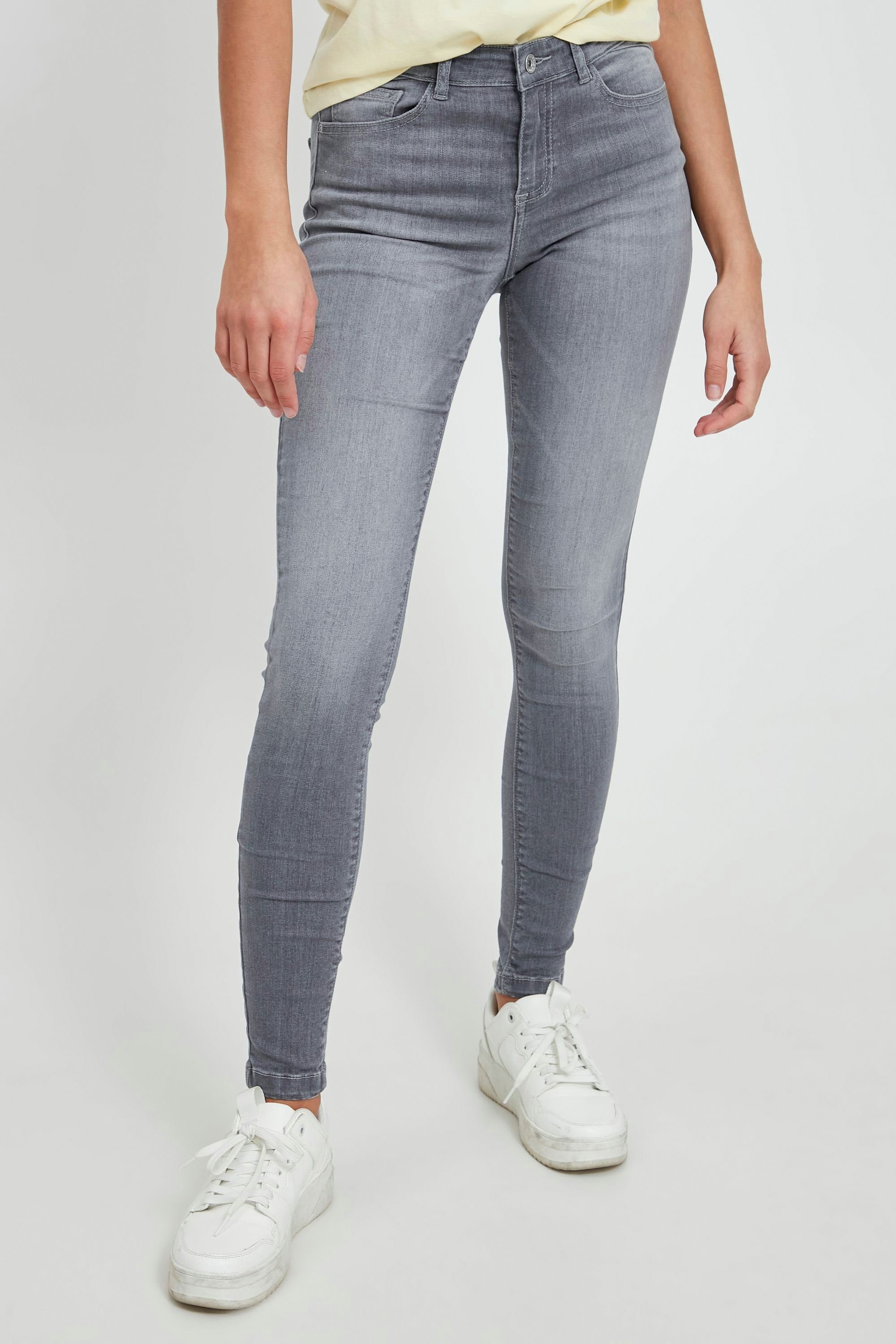 jeans Skinny-fit-Jeans Grey (200463) Light Luni 20803214 b.young BYLola - Denim
