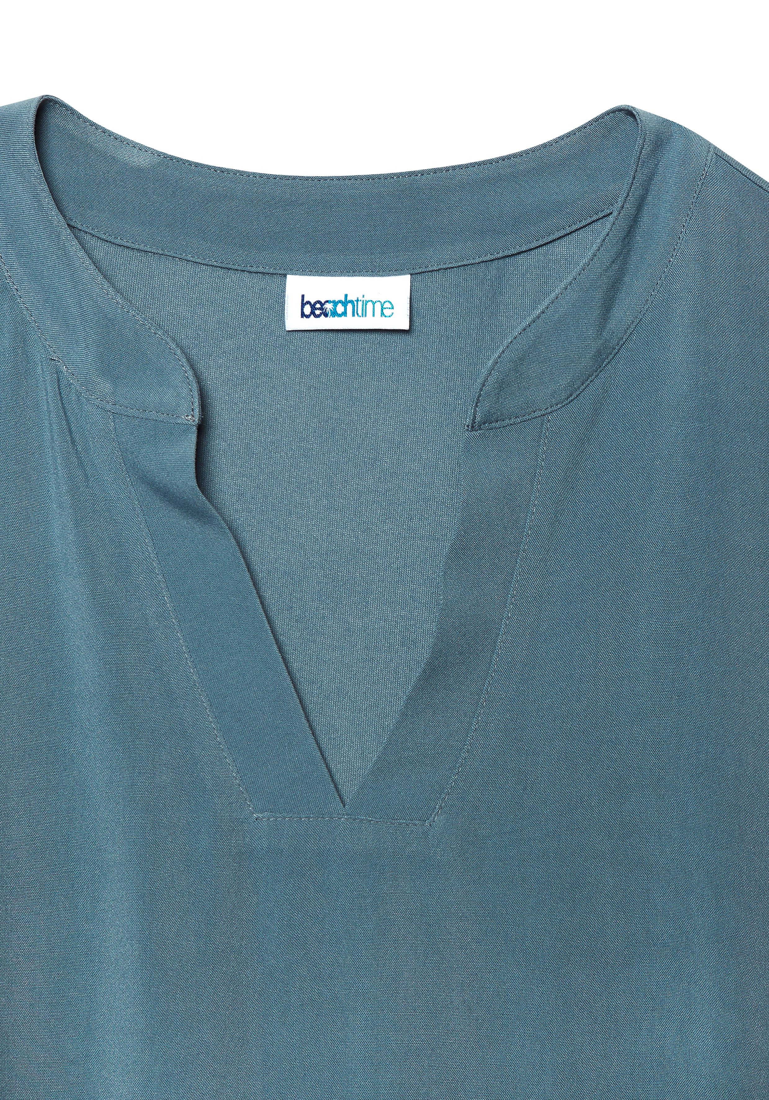 Beachtime Longshirt aus Materialmix