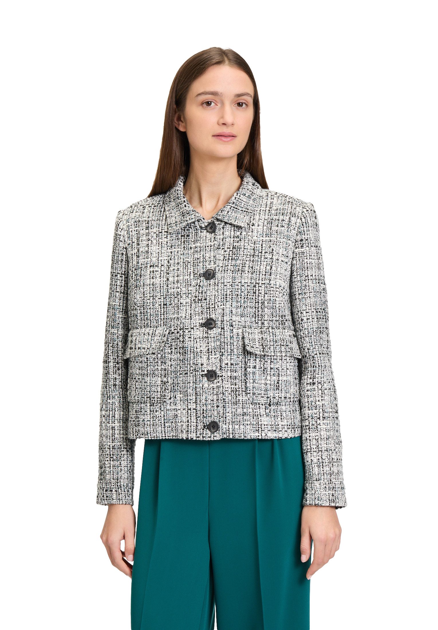 Kurzblazer Betty & Co Blazer-Jacke langarm