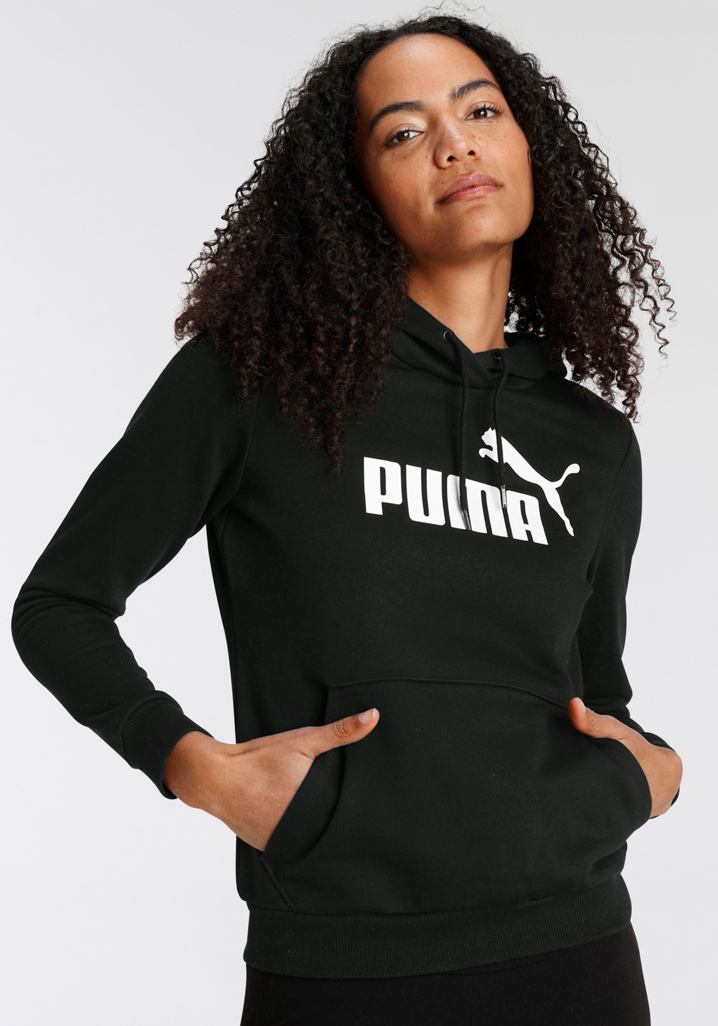 PUMA Kapuzensweatshirt ESS LOGO HOODIE FL mit gefütterter Kapuze, mit Kängu günstig online kaufen
