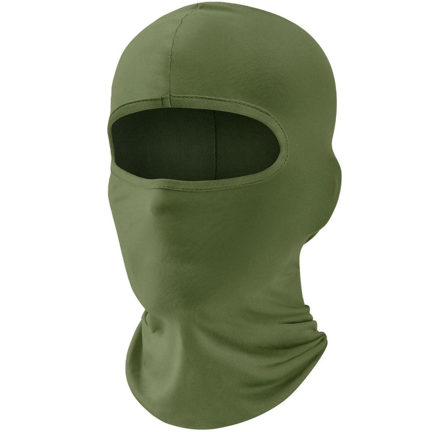 Sturmhaube Sturmhaube Skimaske Motorrad Balaclava Einheitsgröße Armee Grün